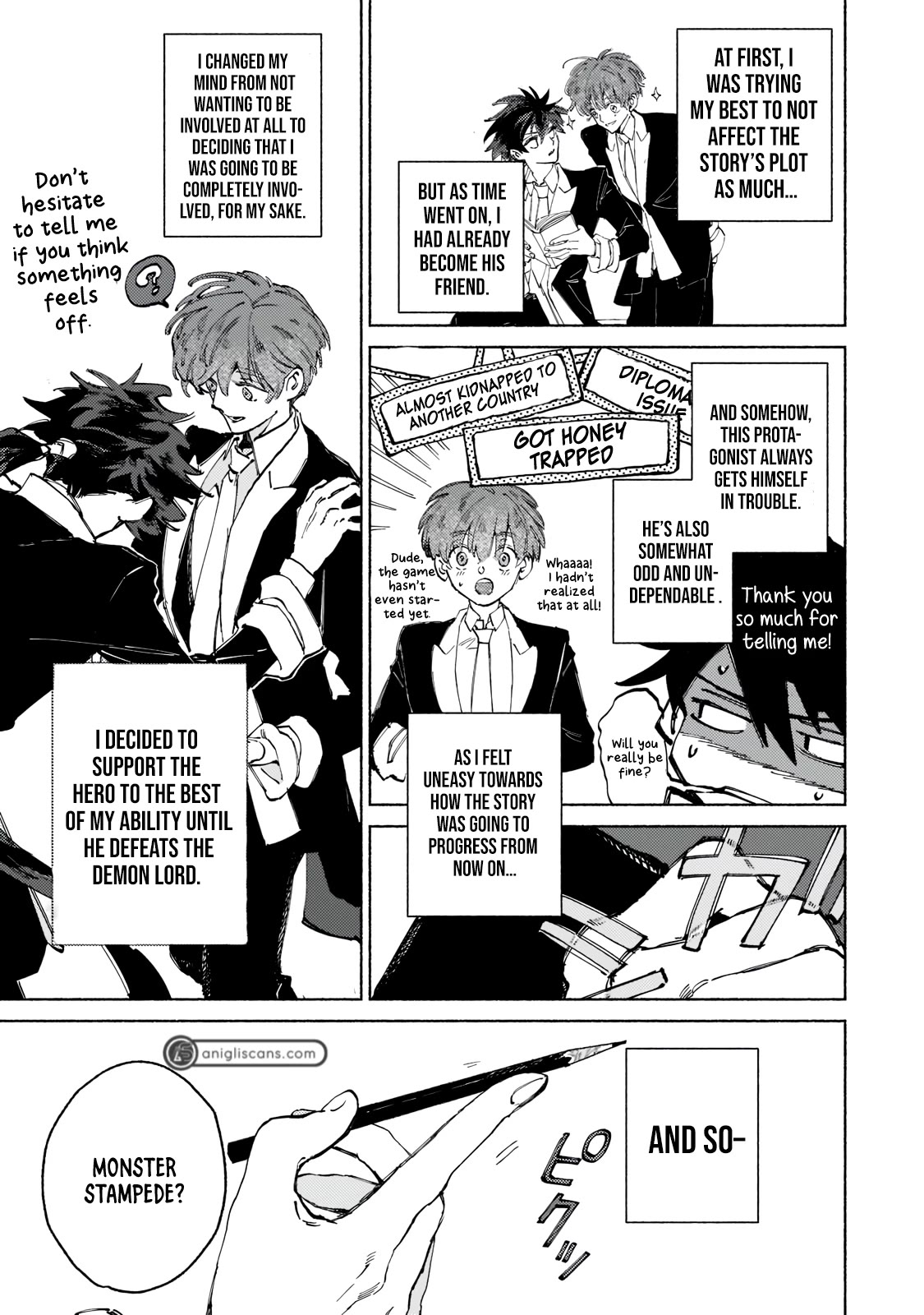 Behind the battle of The Hero and The Demon King chapter 2 page 4