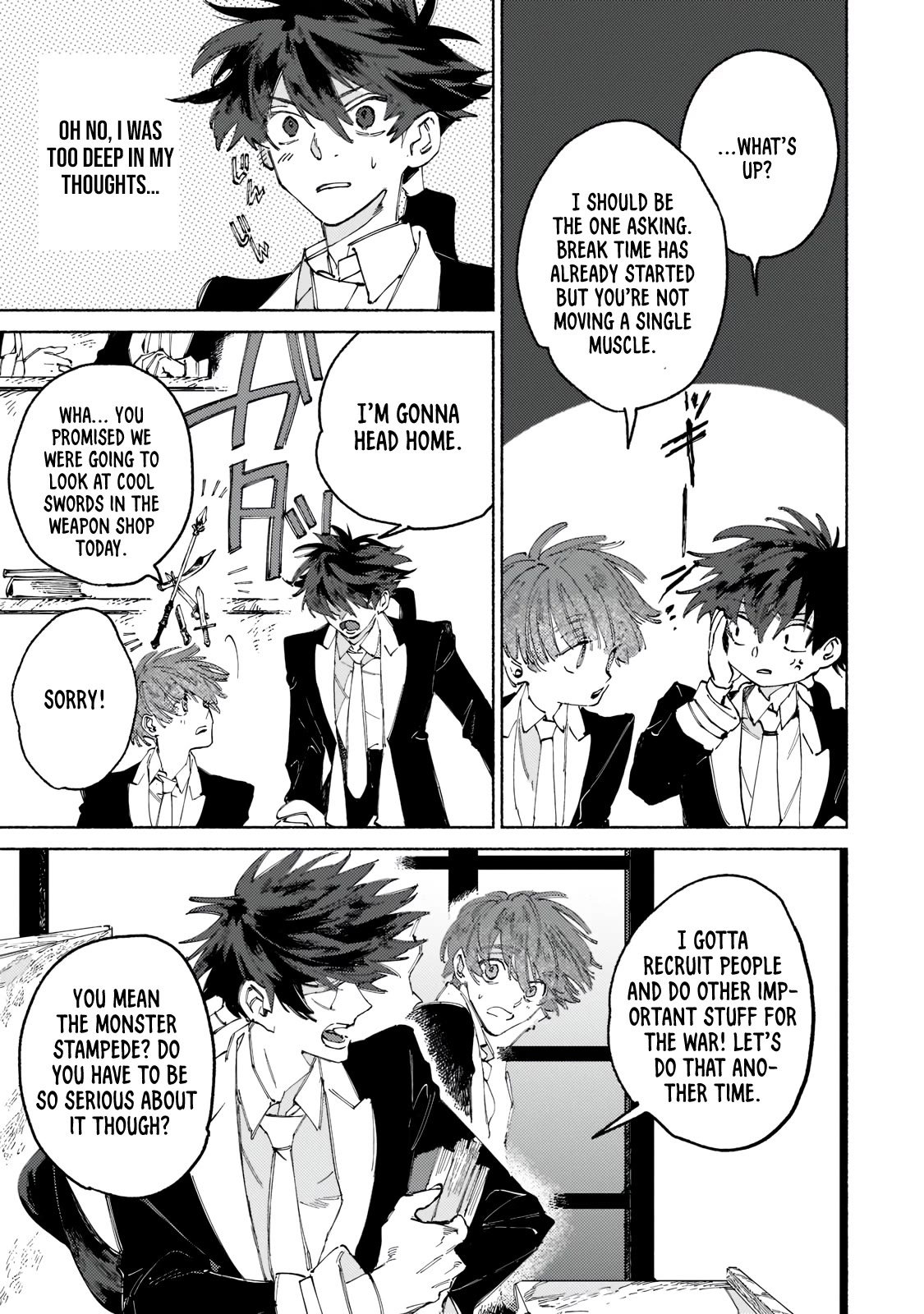 Behind the battle of The Hero and The Demon King chapter 2 page 9