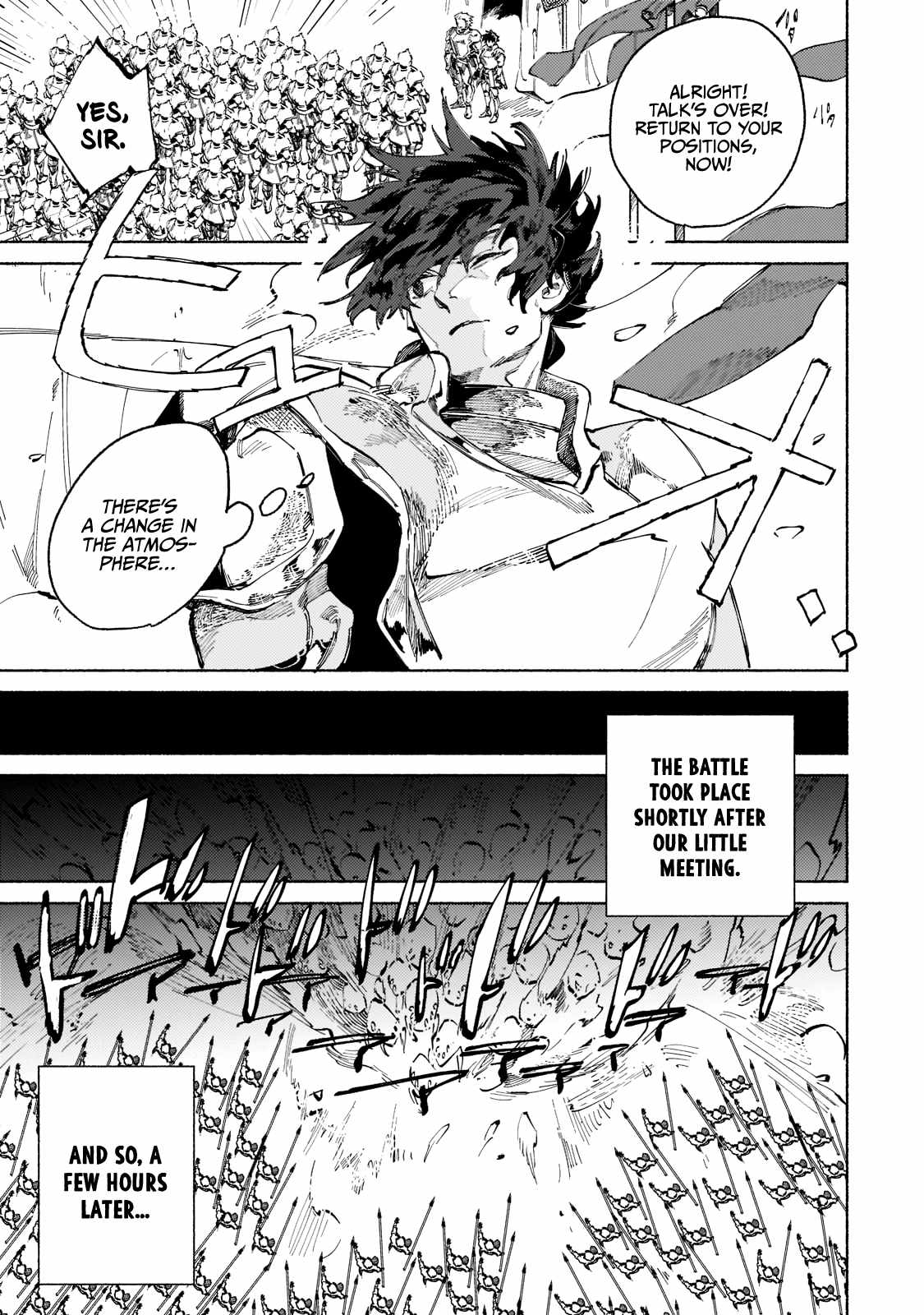 Behind the battle of The Hero and The Demon King chapter 3 page 8