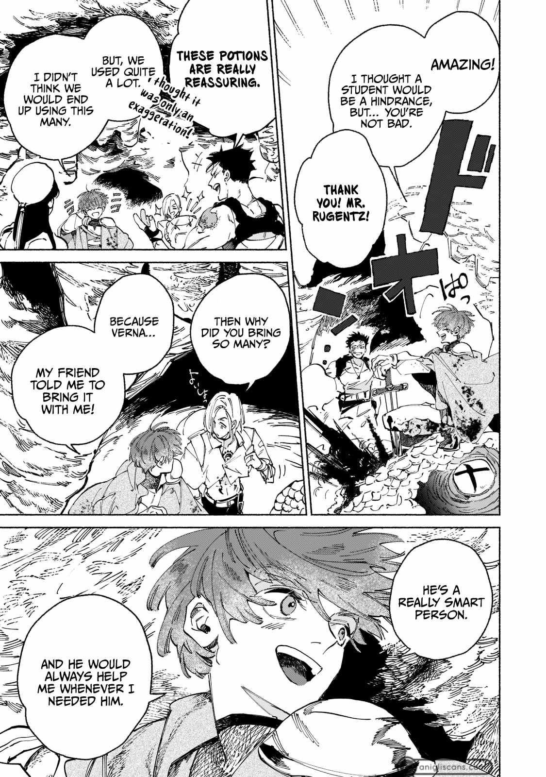 Behind the battle of The Hero and The Demon King chapter 4 page 30