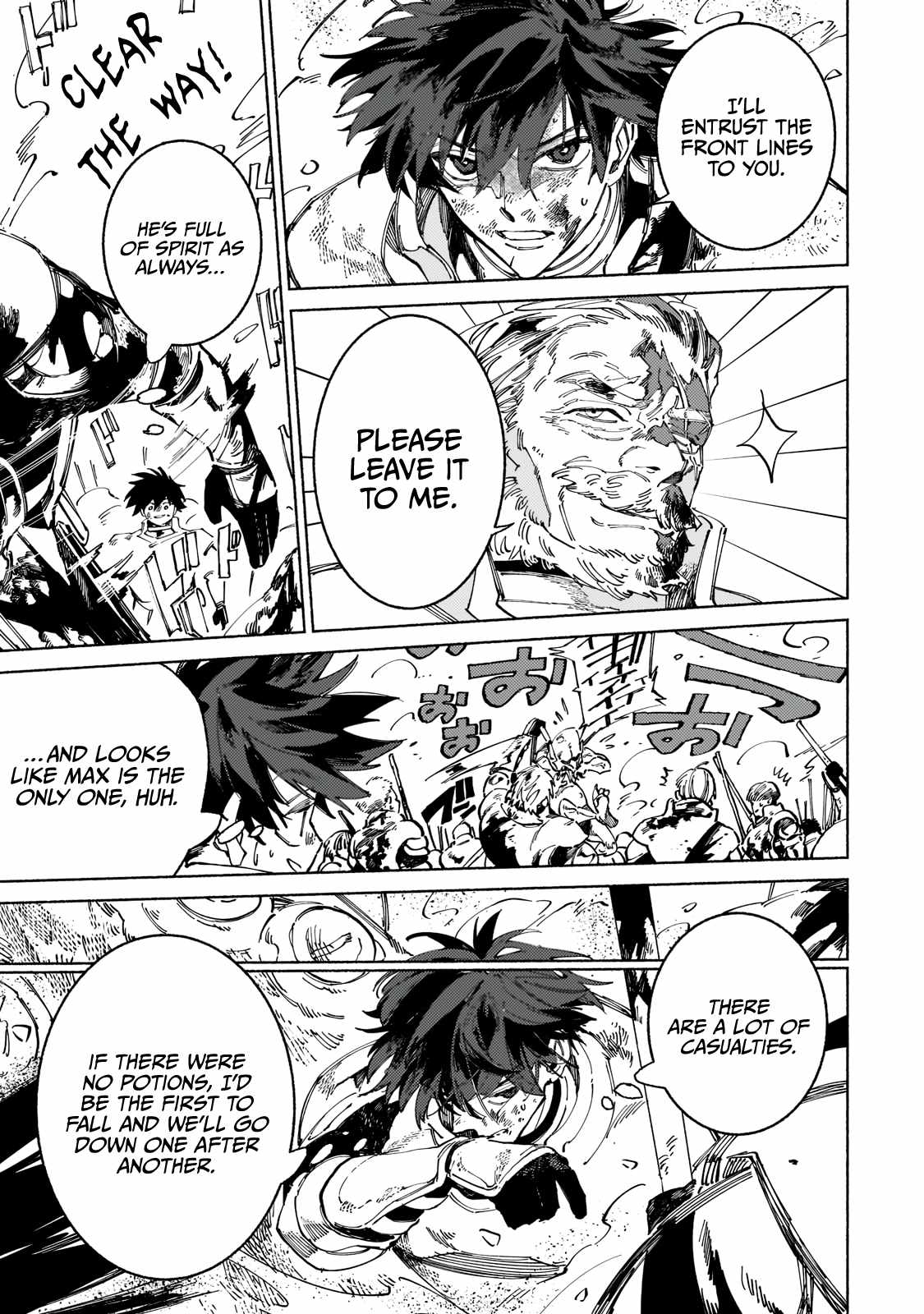 Behind the battle of The Hero and The Demon King chapter 6 page 28