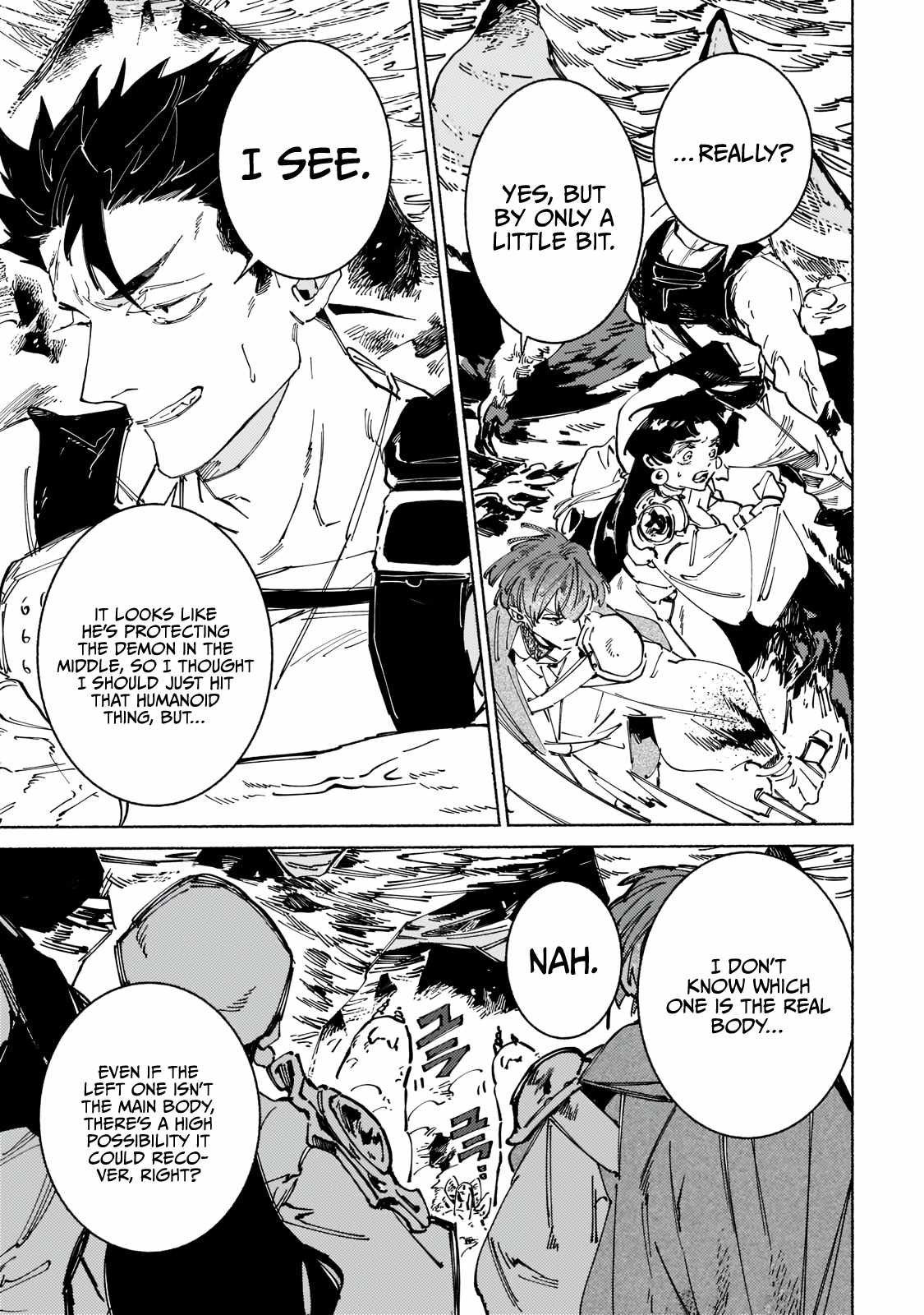 Behind the battle of The Hero and The Demon King chapter 7 page 12