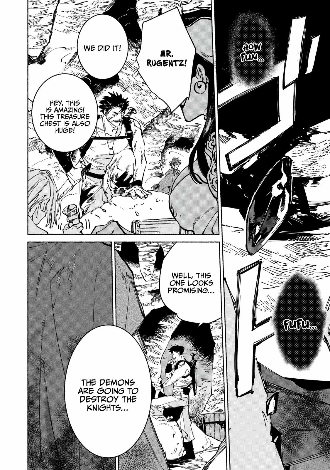 Behind the battle of The Hero and The Demon King chapter 7 page 23