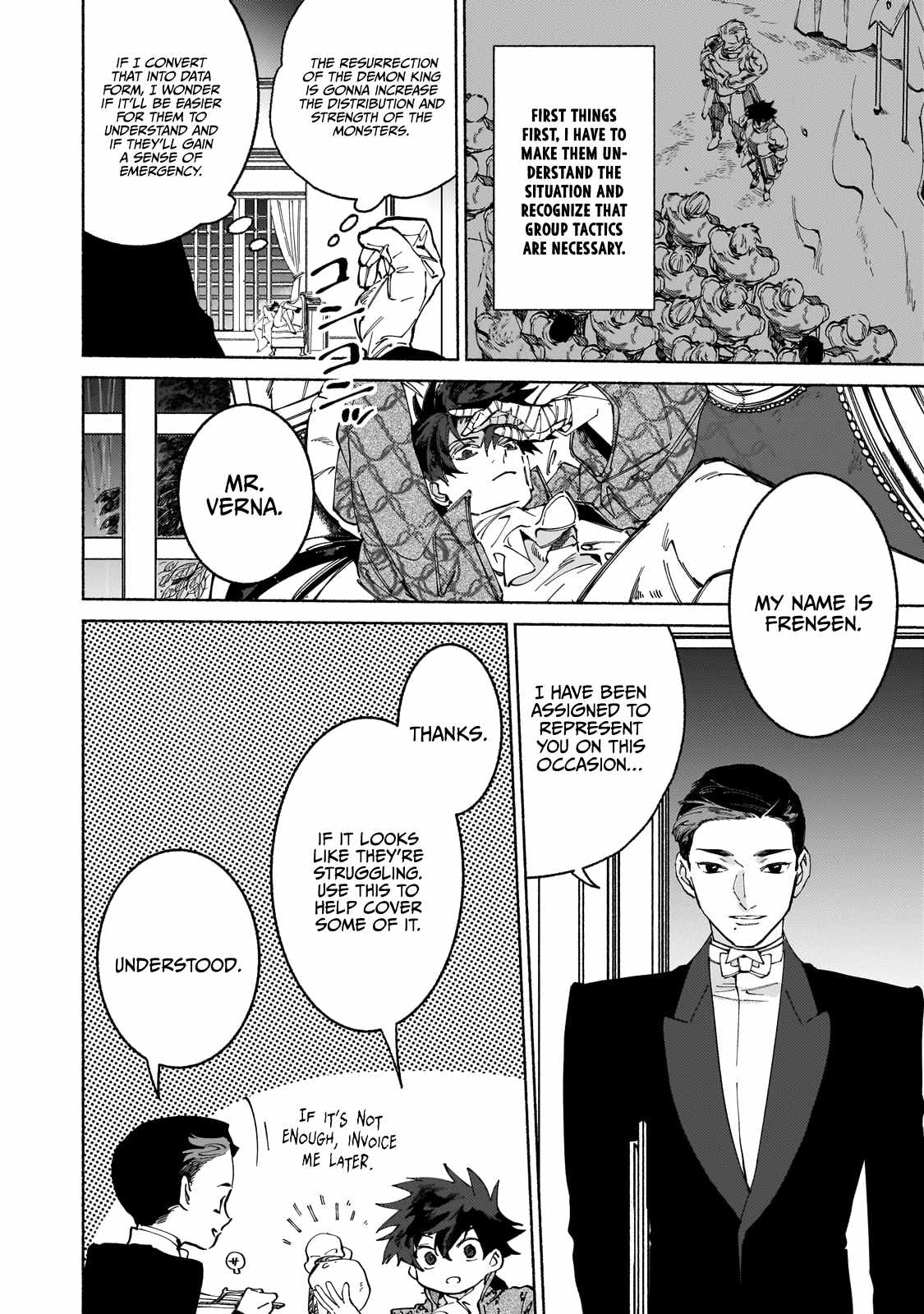 Behind the battle of The Hero and The Demon King chapter 8.2 page 4