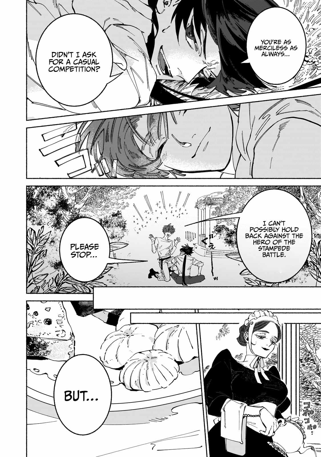 Behind the battle of The Hero and The Demon King chapter 8.2 page 8