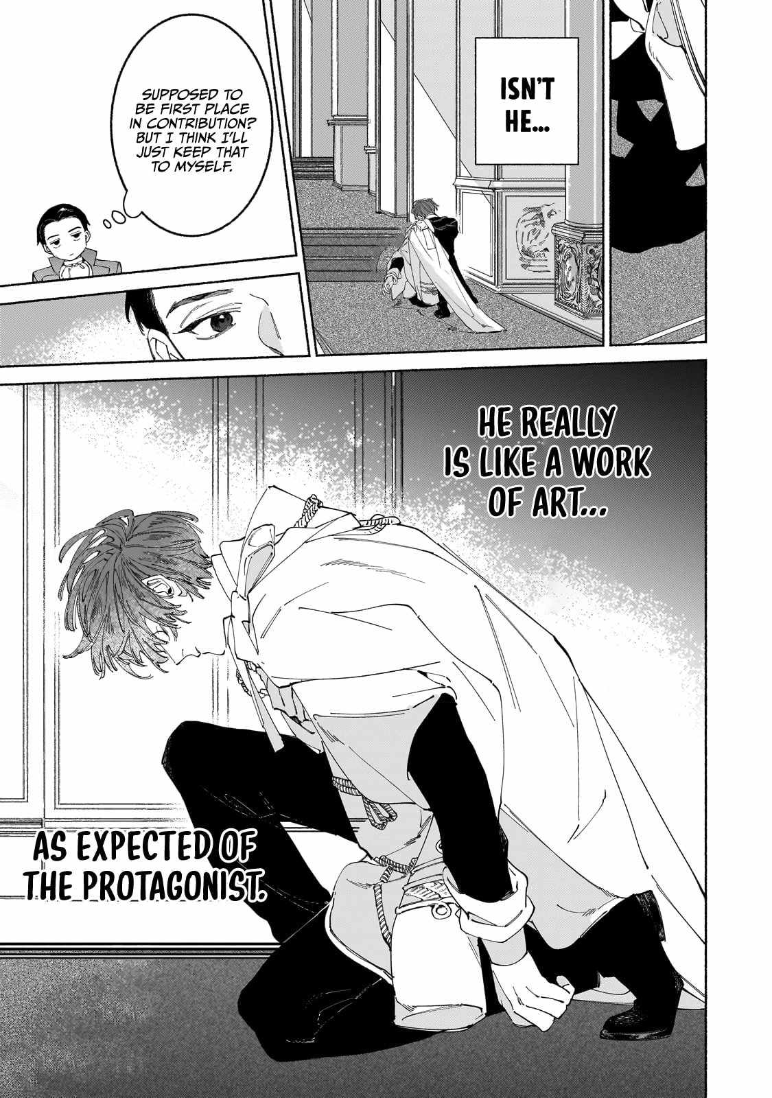 Behind the battle of The Hero and The Demon King chapter 9.1 page 8