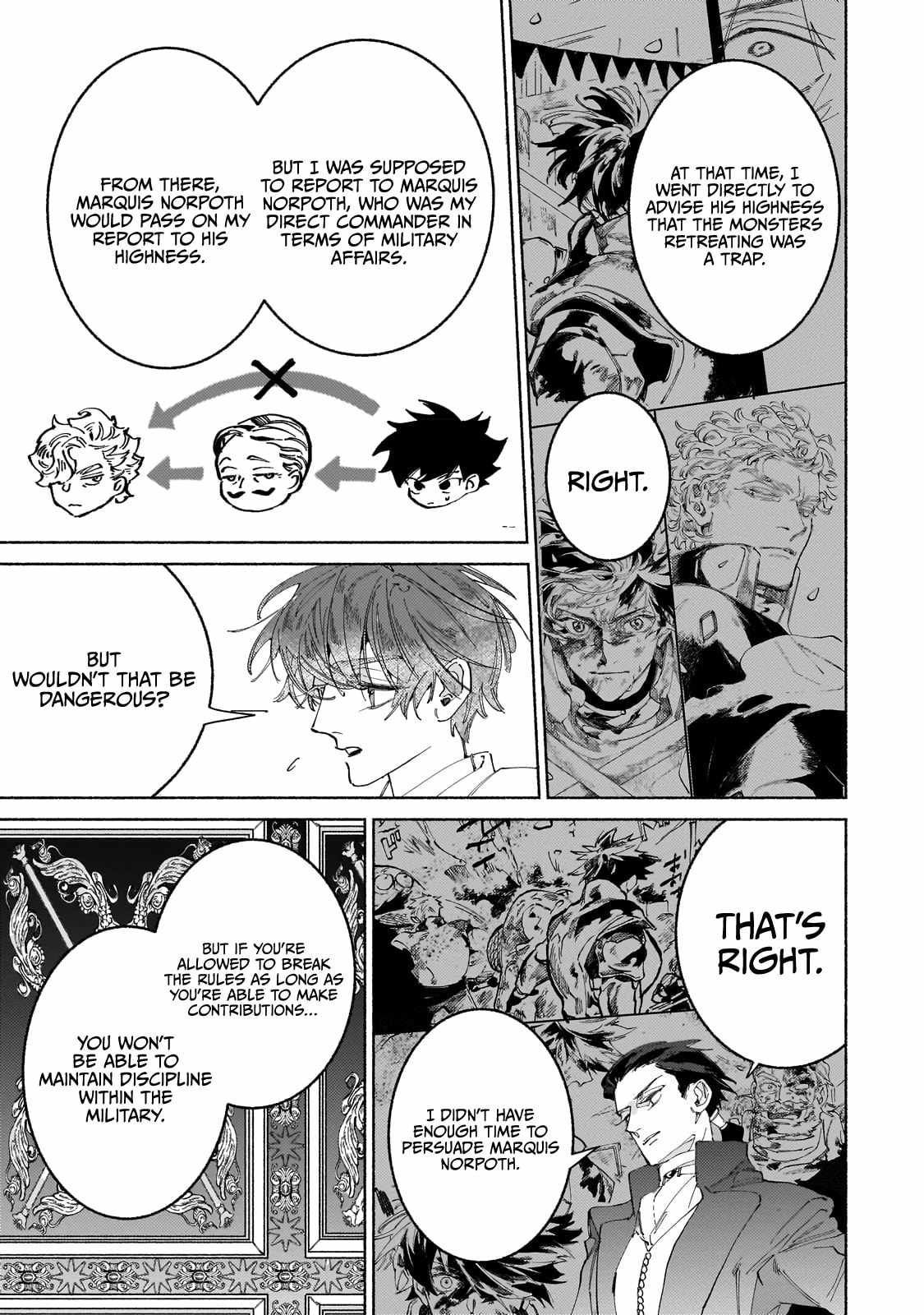 Behind the battle of The Hero and The Demon King chapter 9.2 page 3