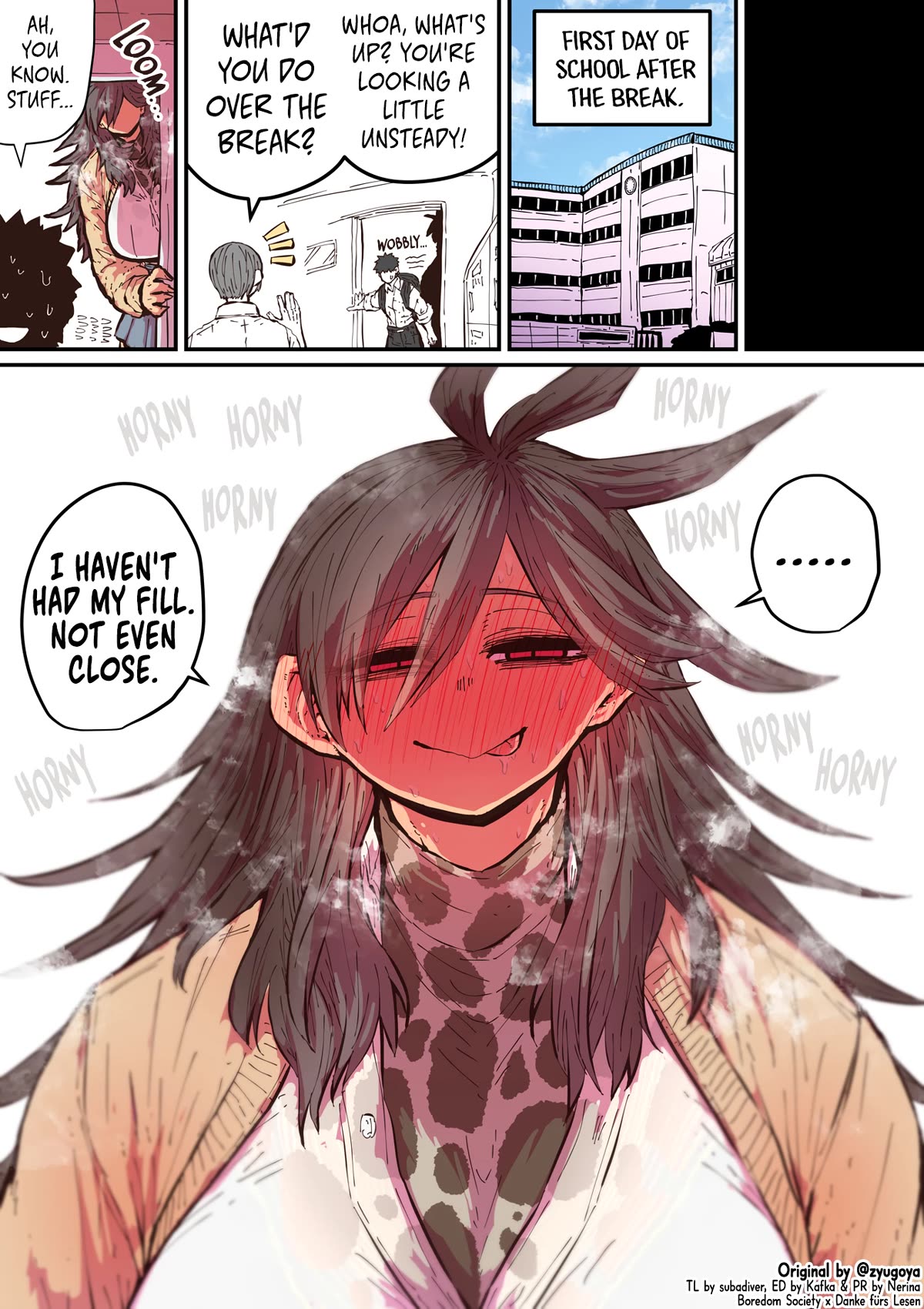 Being Targeted by Hyena-chan chapter 14 page 1