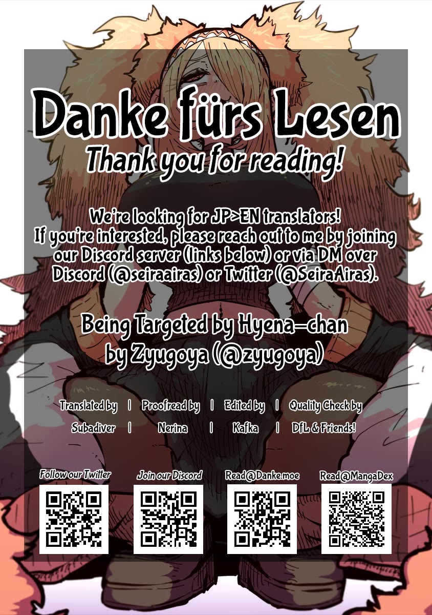 Being Targeted by Hyena-chan chapter 20 page 2