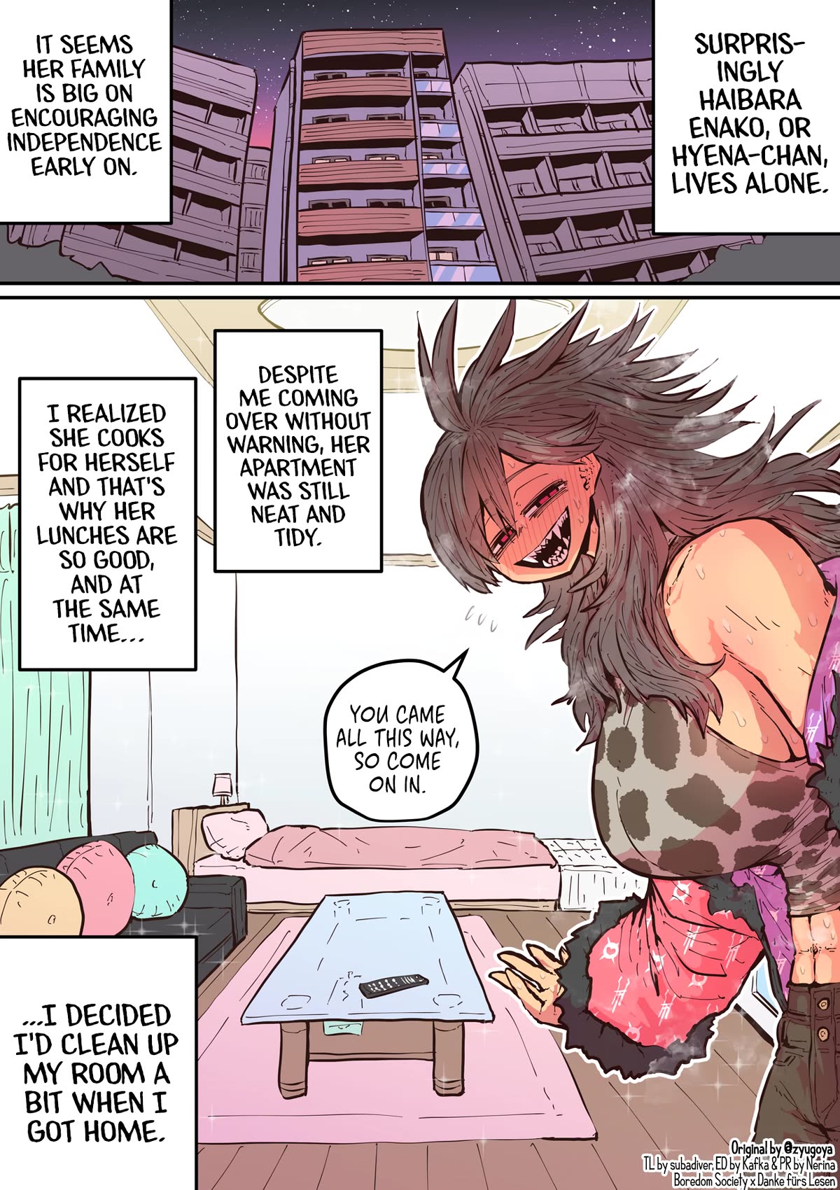 Being Targeted by Hyena-chan chapter 9 page 1