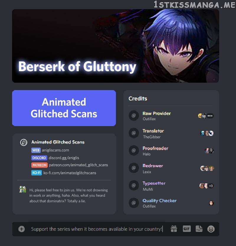 Berserk of Gluttony chapter 19 page 1