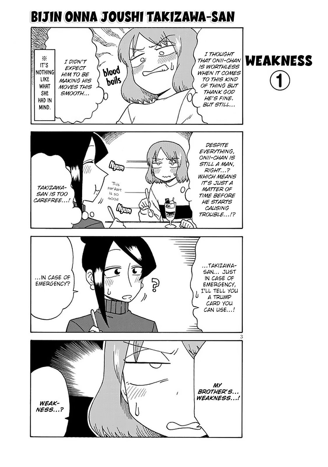 Bijin Onna Joushi Takizawa-san chapter 103 page 3