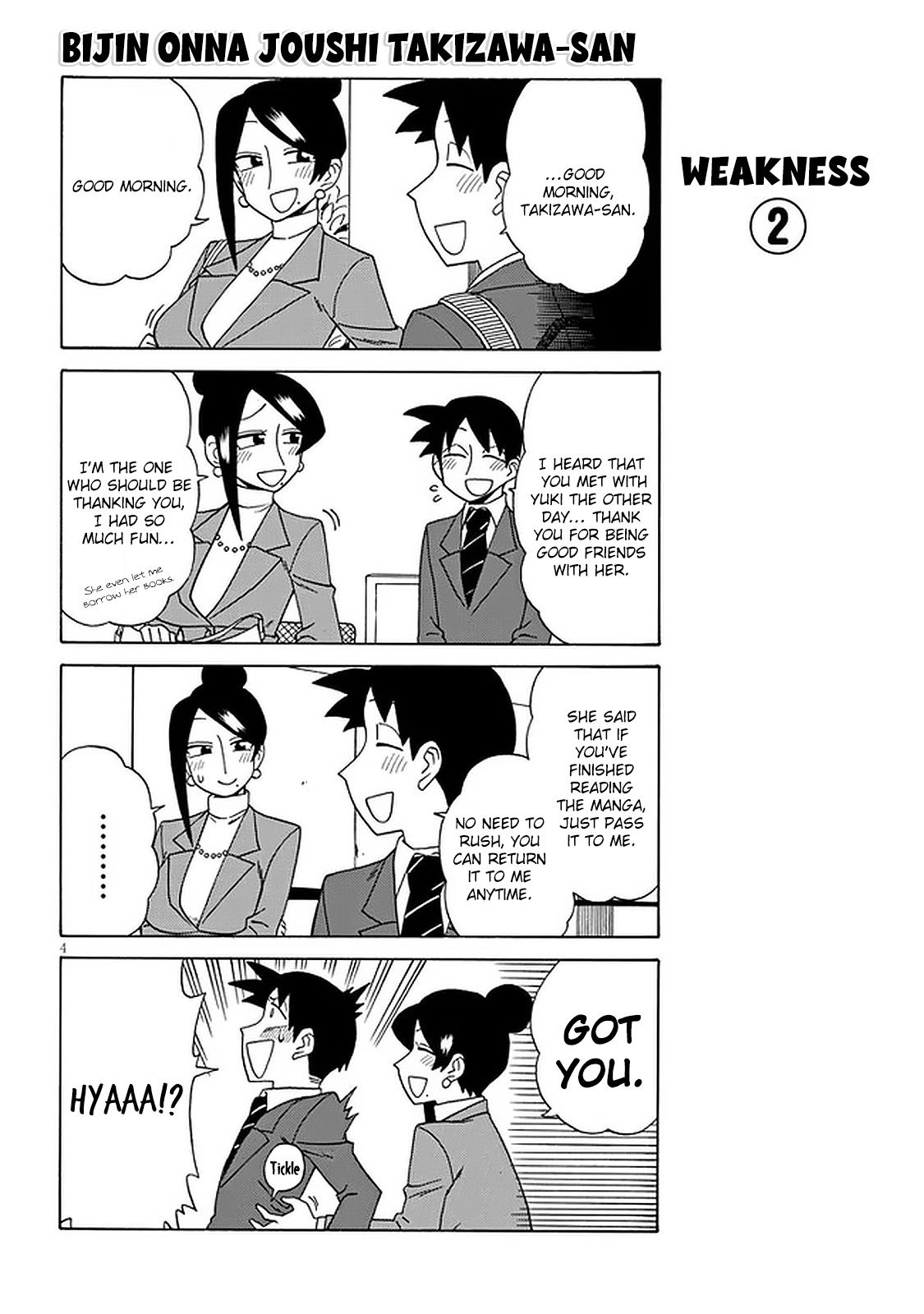 Bijin Onna Joushi Takizawa-san chapter 103 page 4