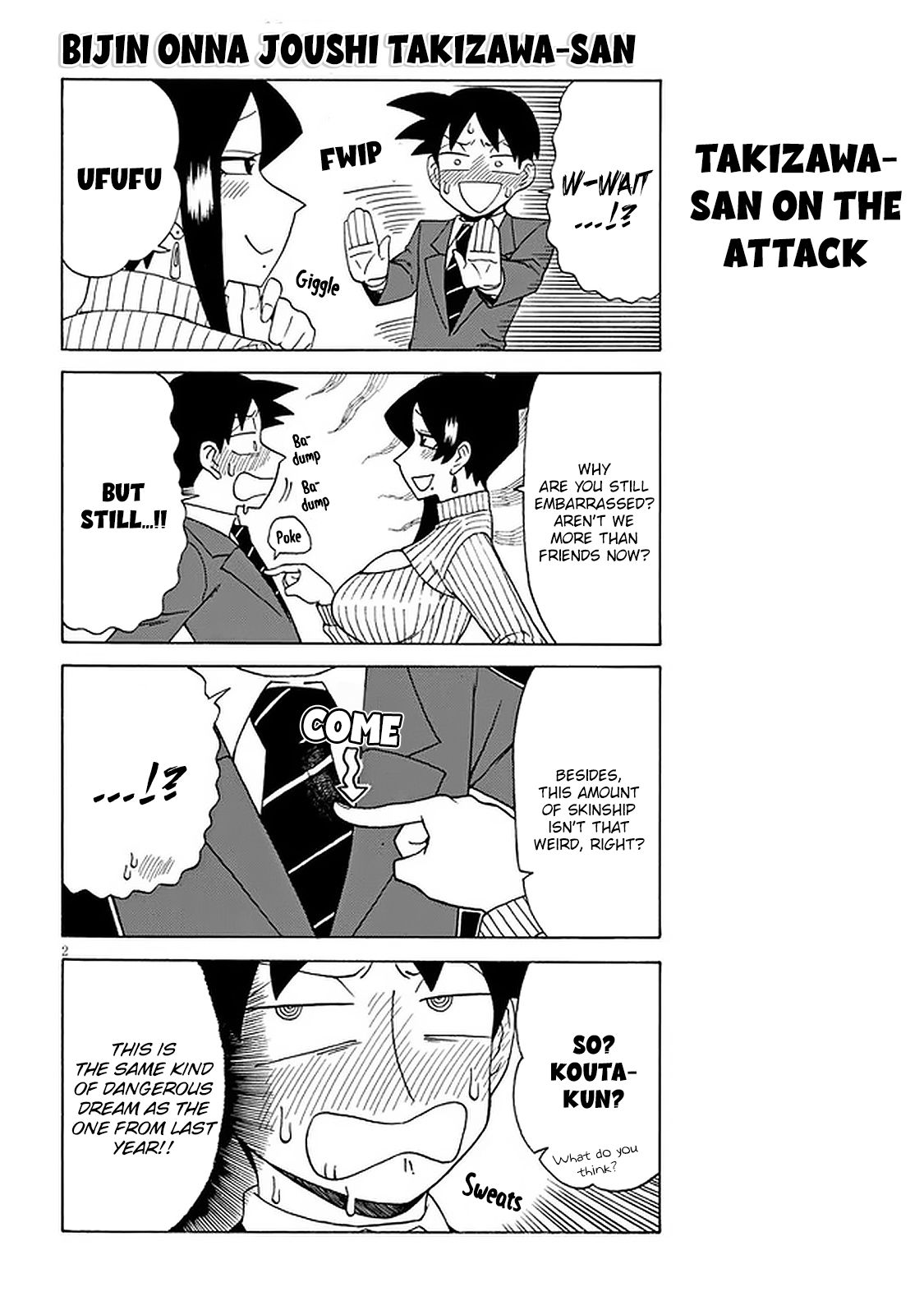 Bijin Onna Joushi Takizawa-san chapter 107 page 2