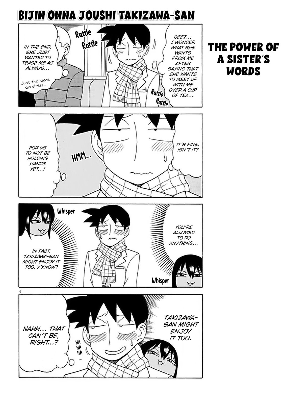 Bijin Onna Joushi Takizawa-san chapter 108 page 4