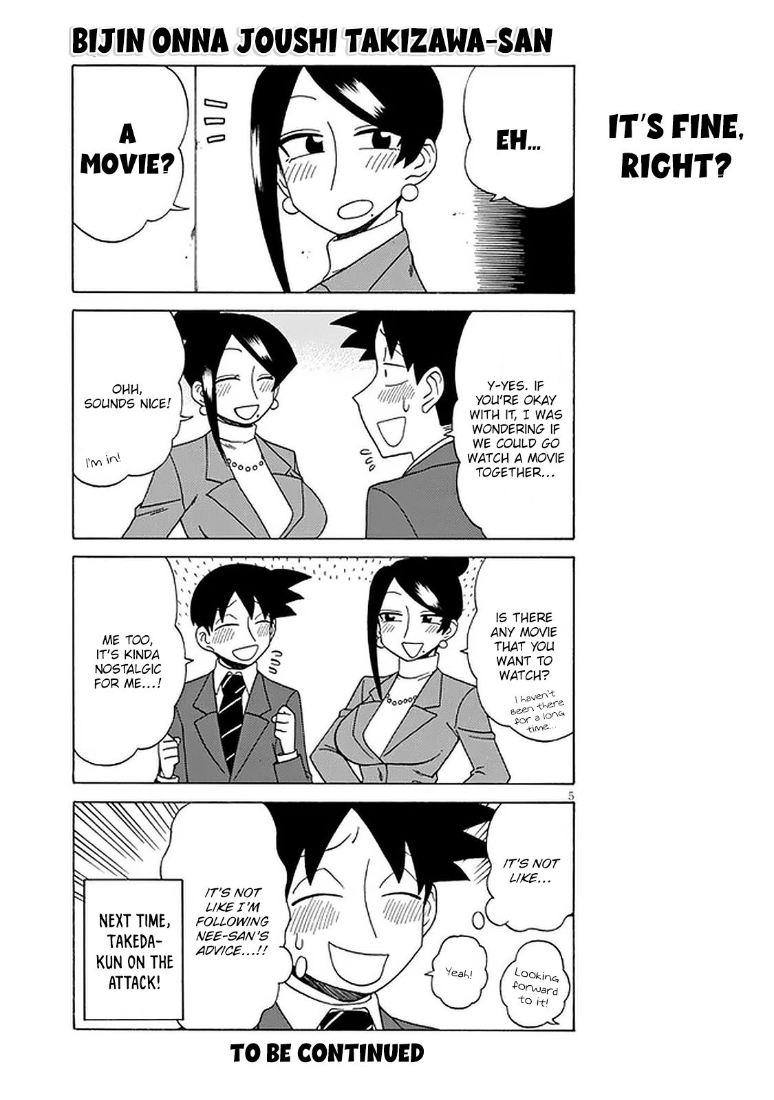 Bijin Onna Joushi Takizawa-san chapter 108 page 5