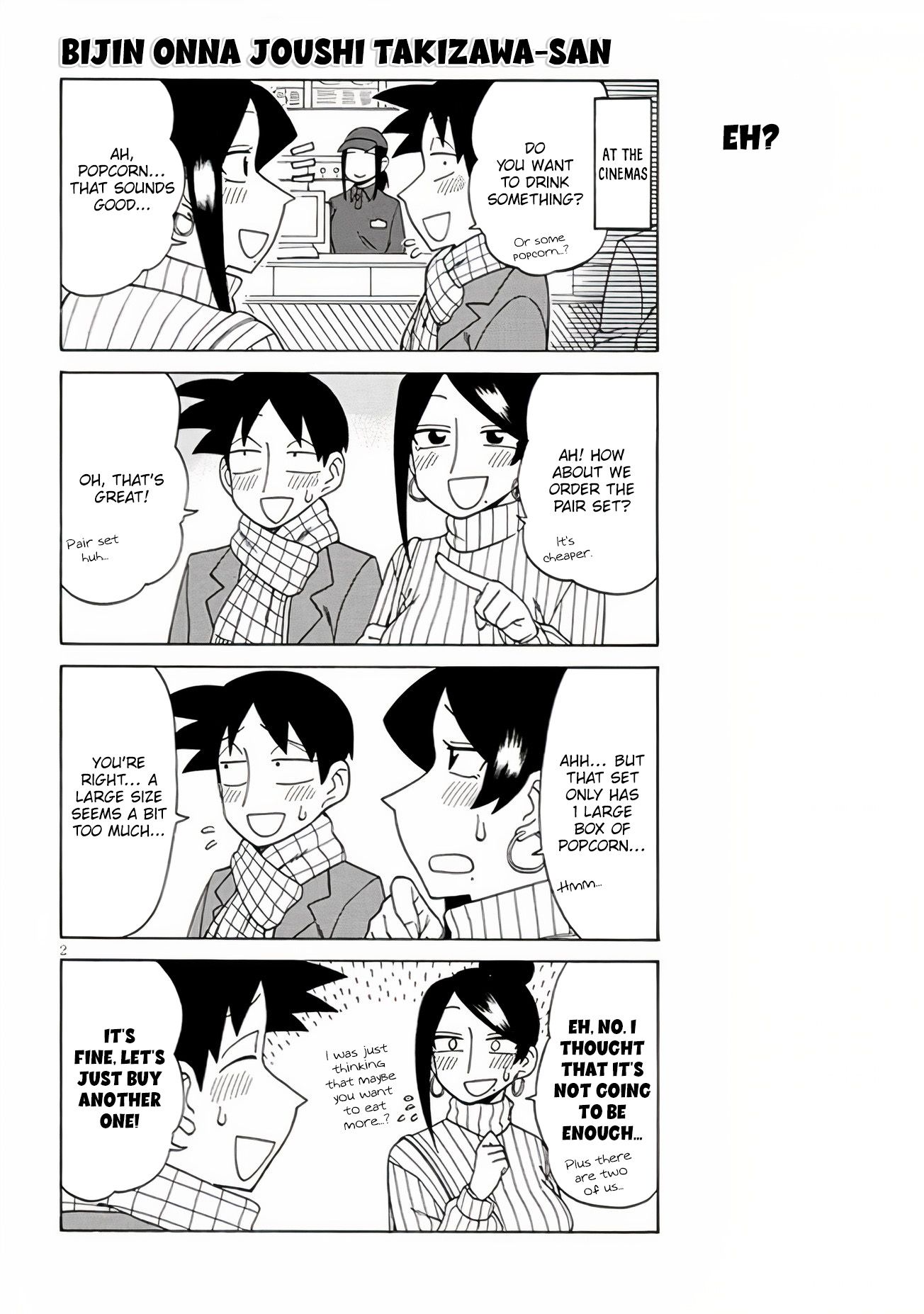 Bijin Onna Joushi Takizawa-san chapter 109 page 2