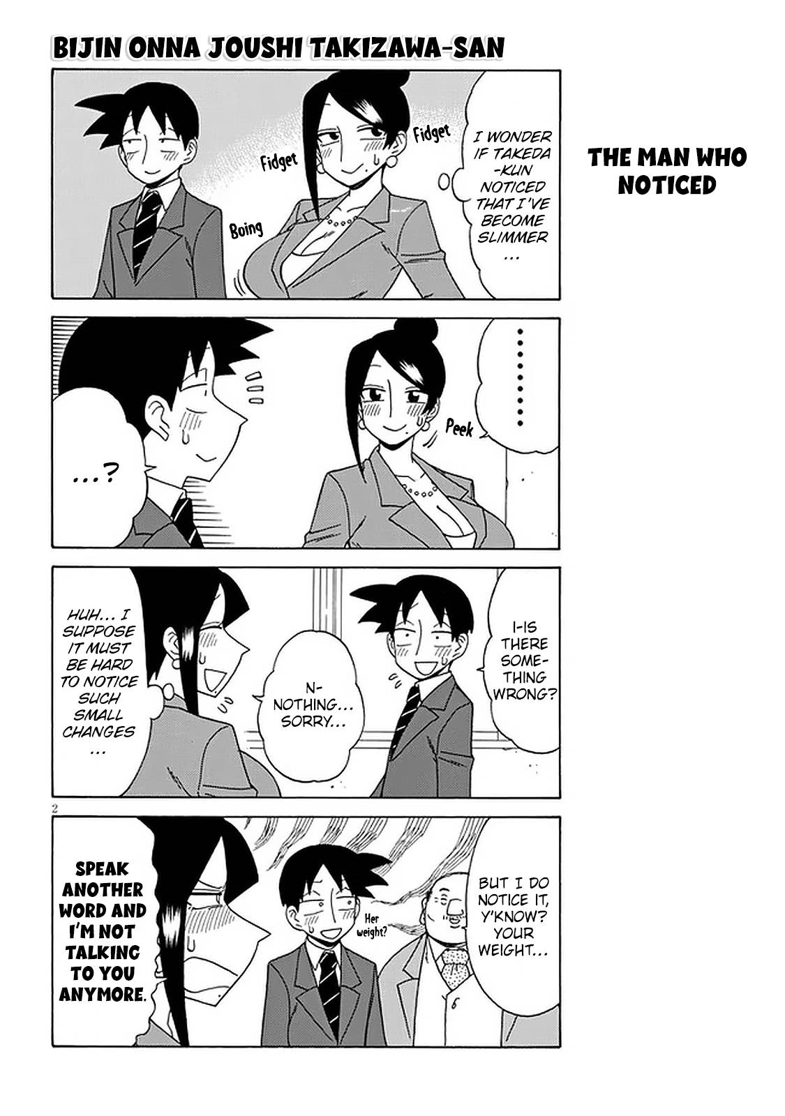 Bijin Onna Joushi Takizawa-san chapter 112 page 2