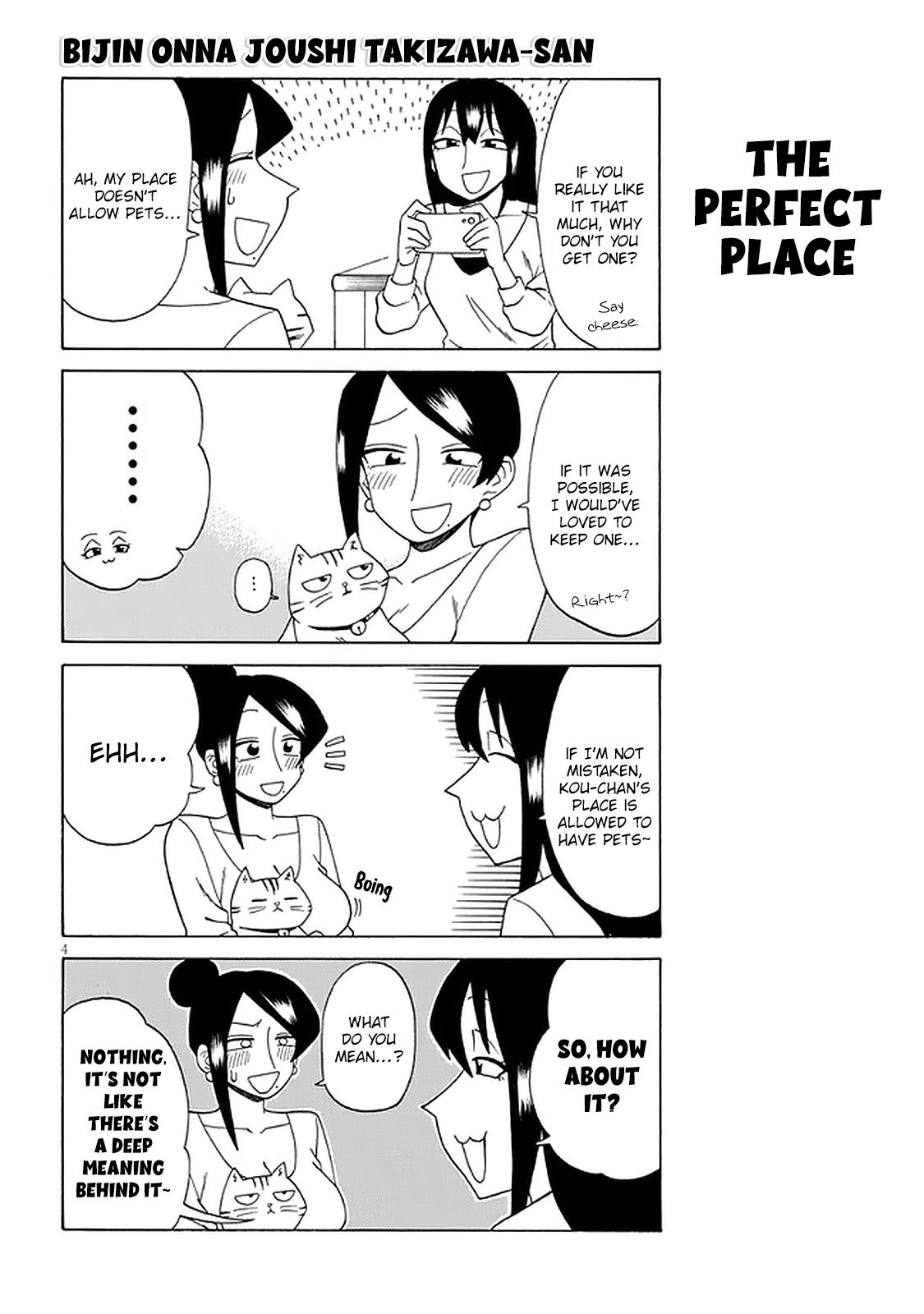 Bijin Onna Joushi Takizawa-san chapter 114 page 4