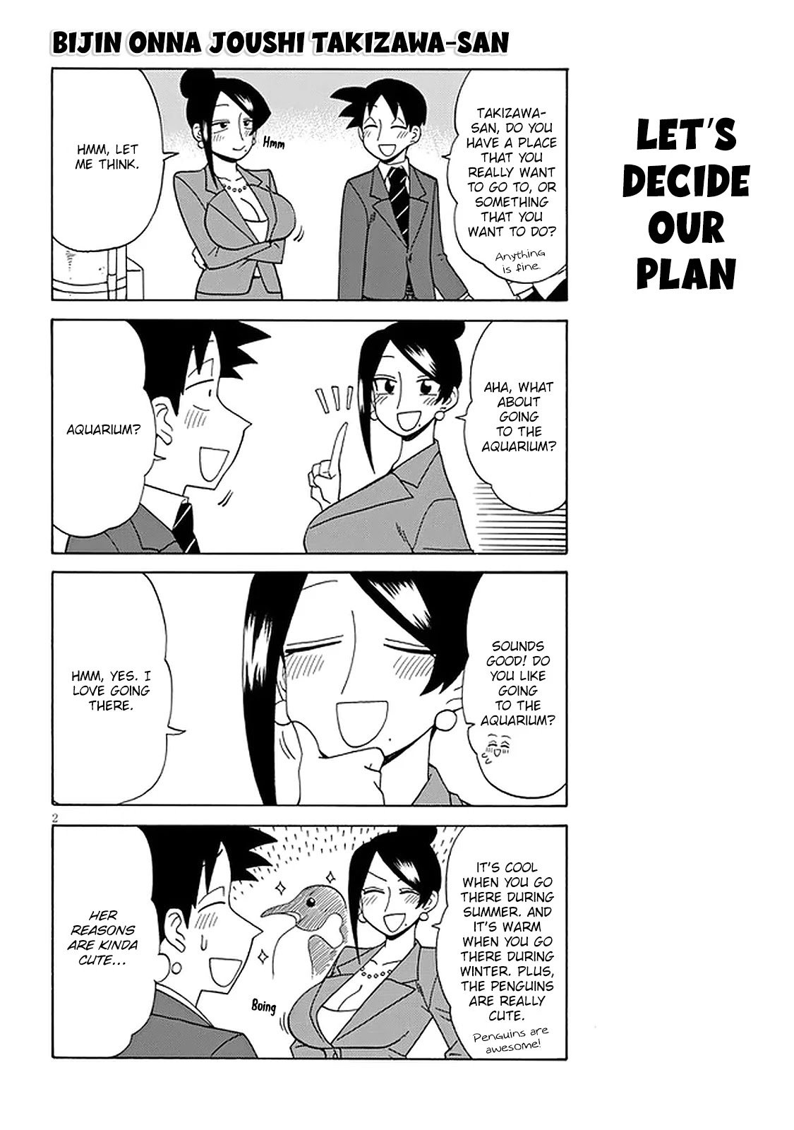 Bijin Onna Joushi Takizawa-san chapter 115 page 2