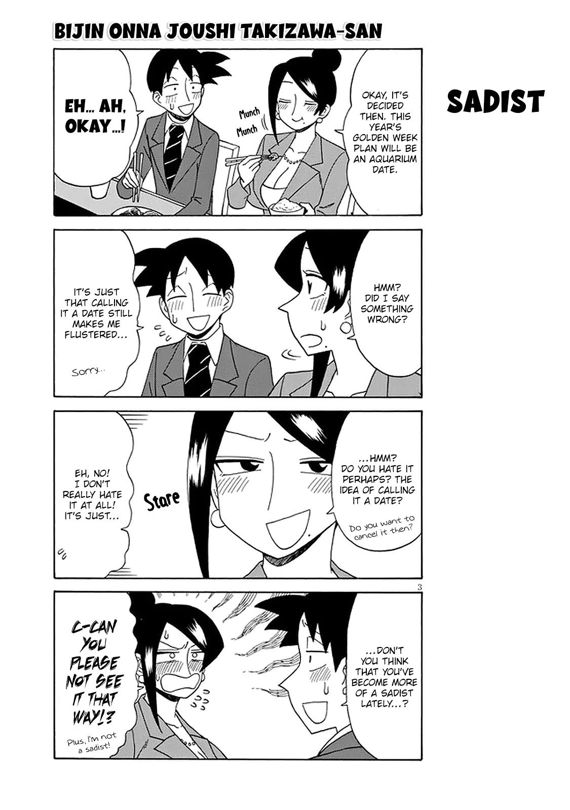 Bijin Onna Joushi Takizawa-san chapter 115 page 3