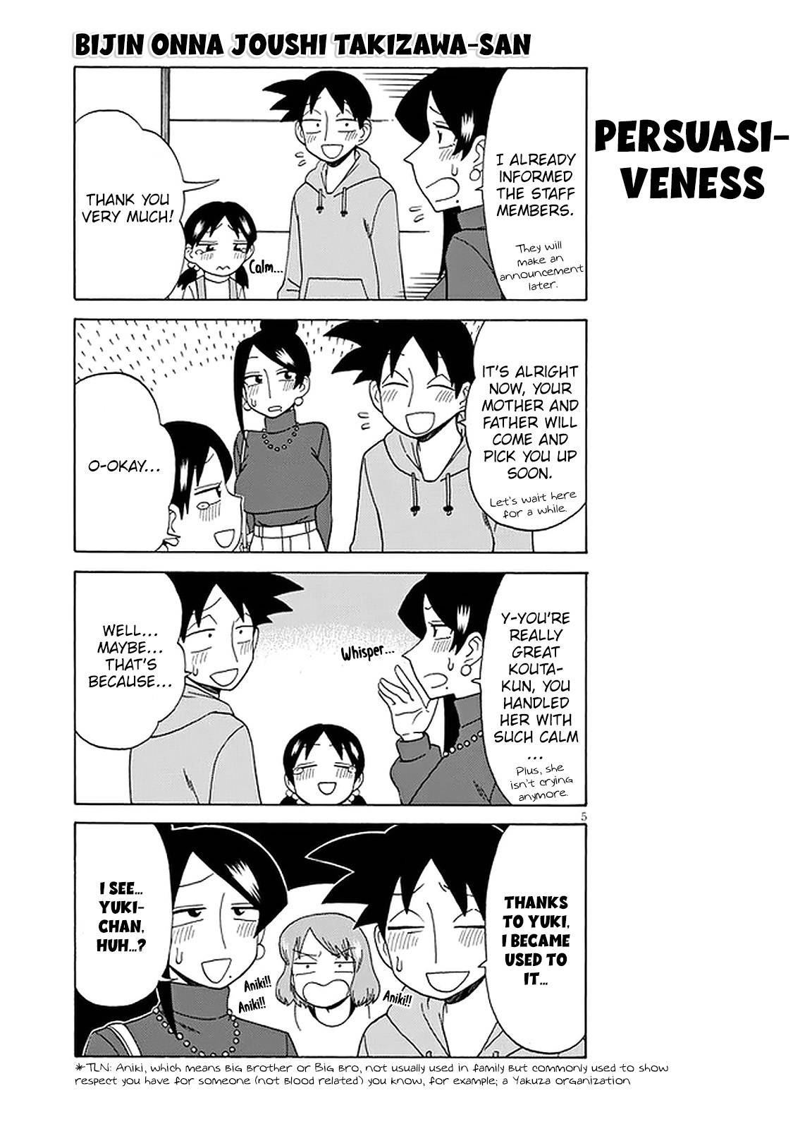 Bijin Onna Joushi Takizawa-san chapter 116 page 5