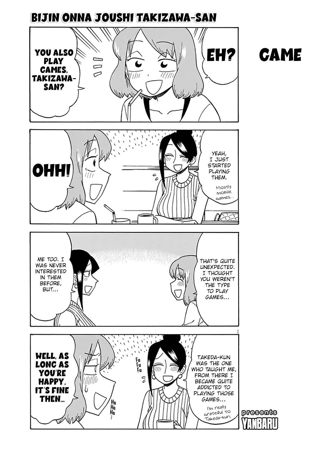 Bijin Onna Joushi Takizawa-san chapter 117 page 1