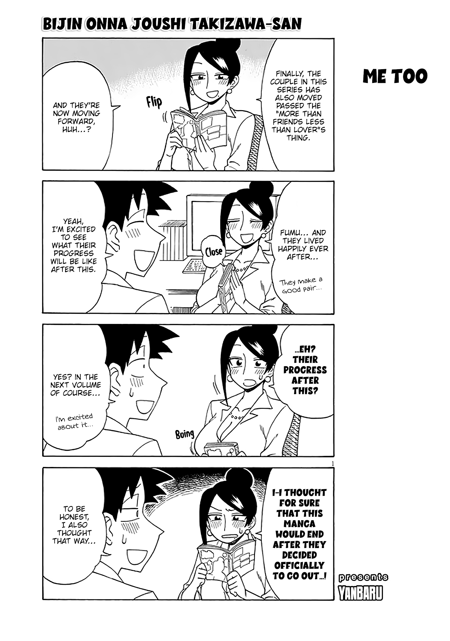 Bijin Onna Joushi Takizawa-san chapter 119.5 page 1