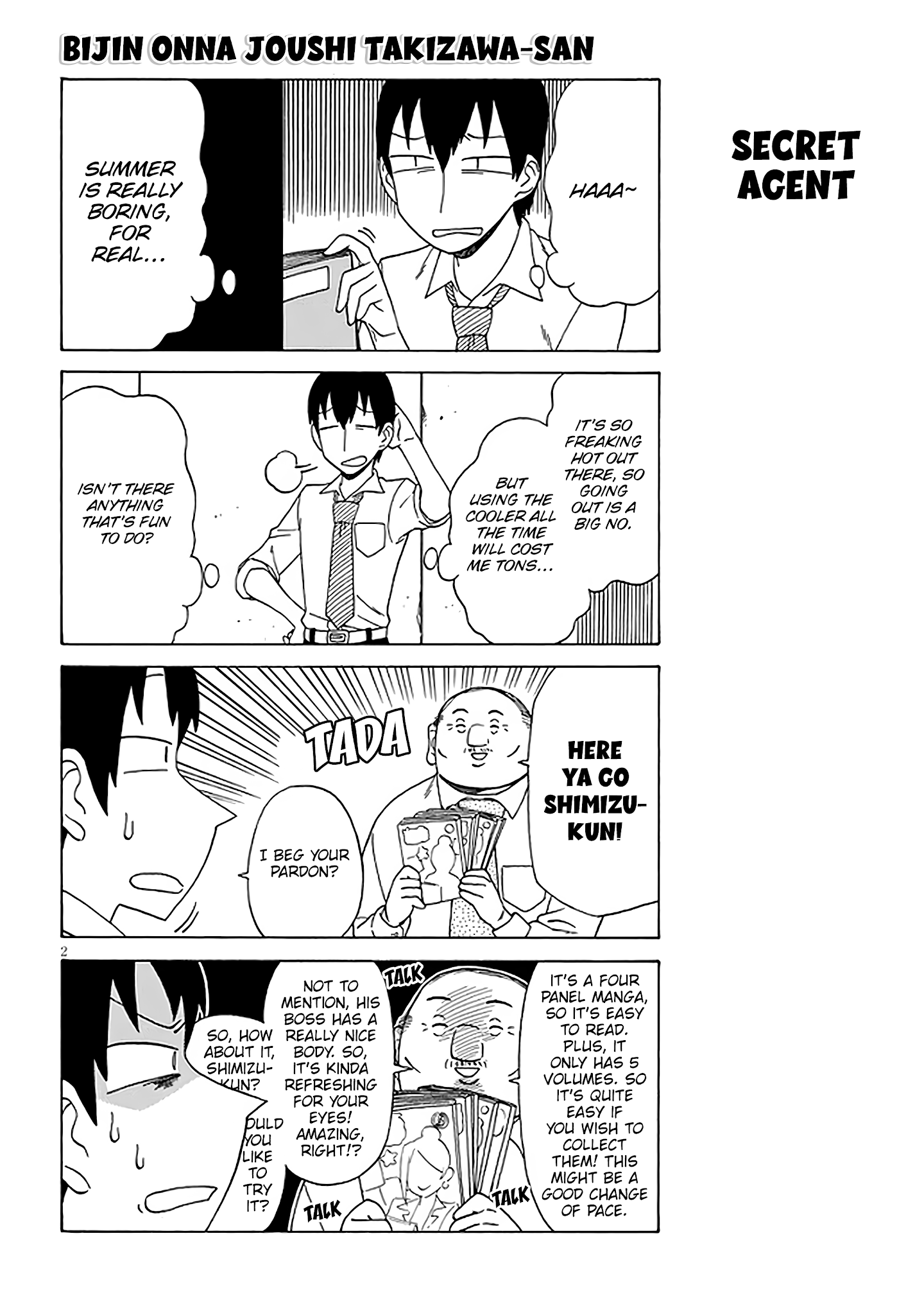 Bijin Onna Joushi Takizawa-san chapter 119.5 page 2