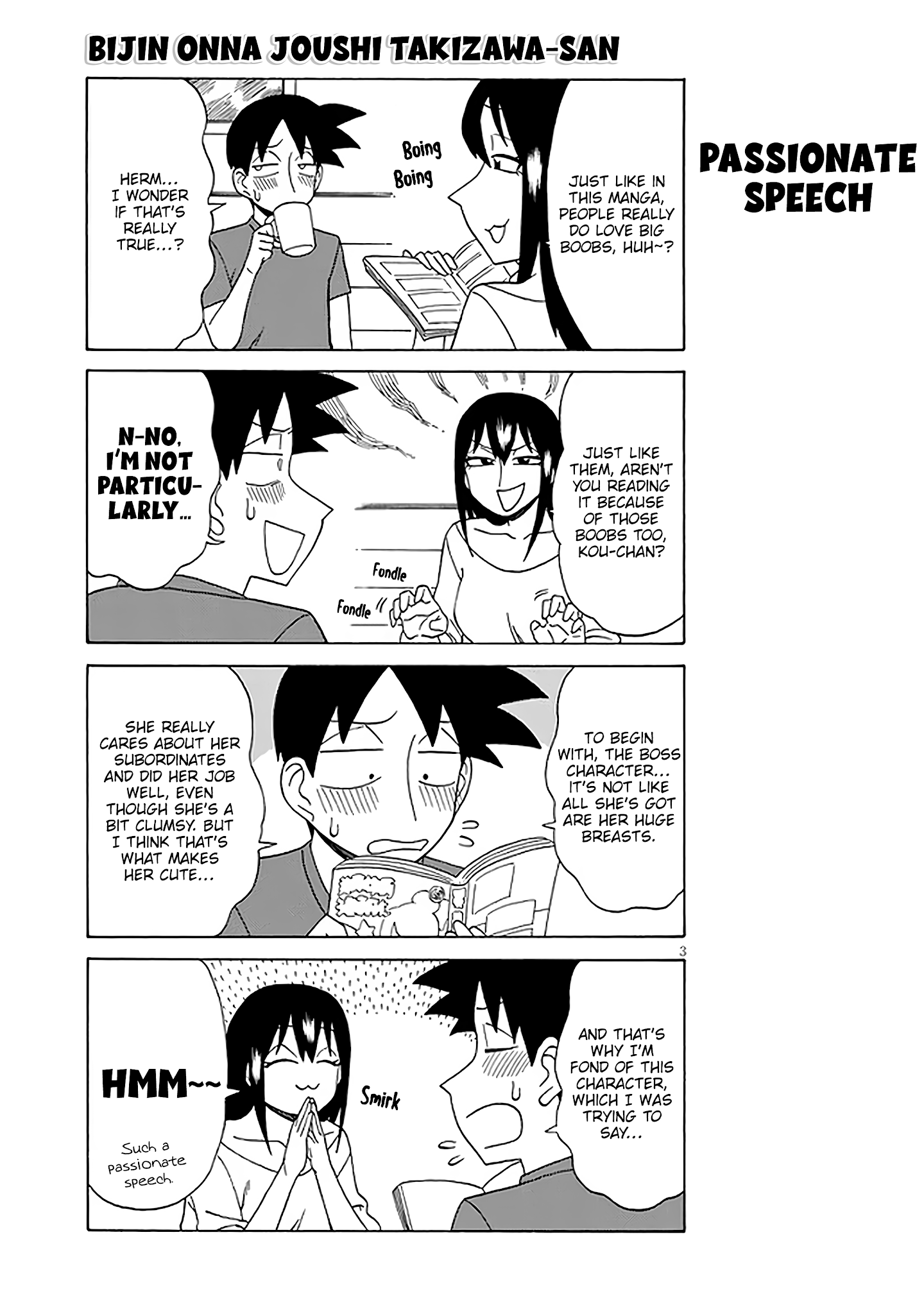 Bijin Onna Joushi Takizawa-san chapter 119.5 page 3