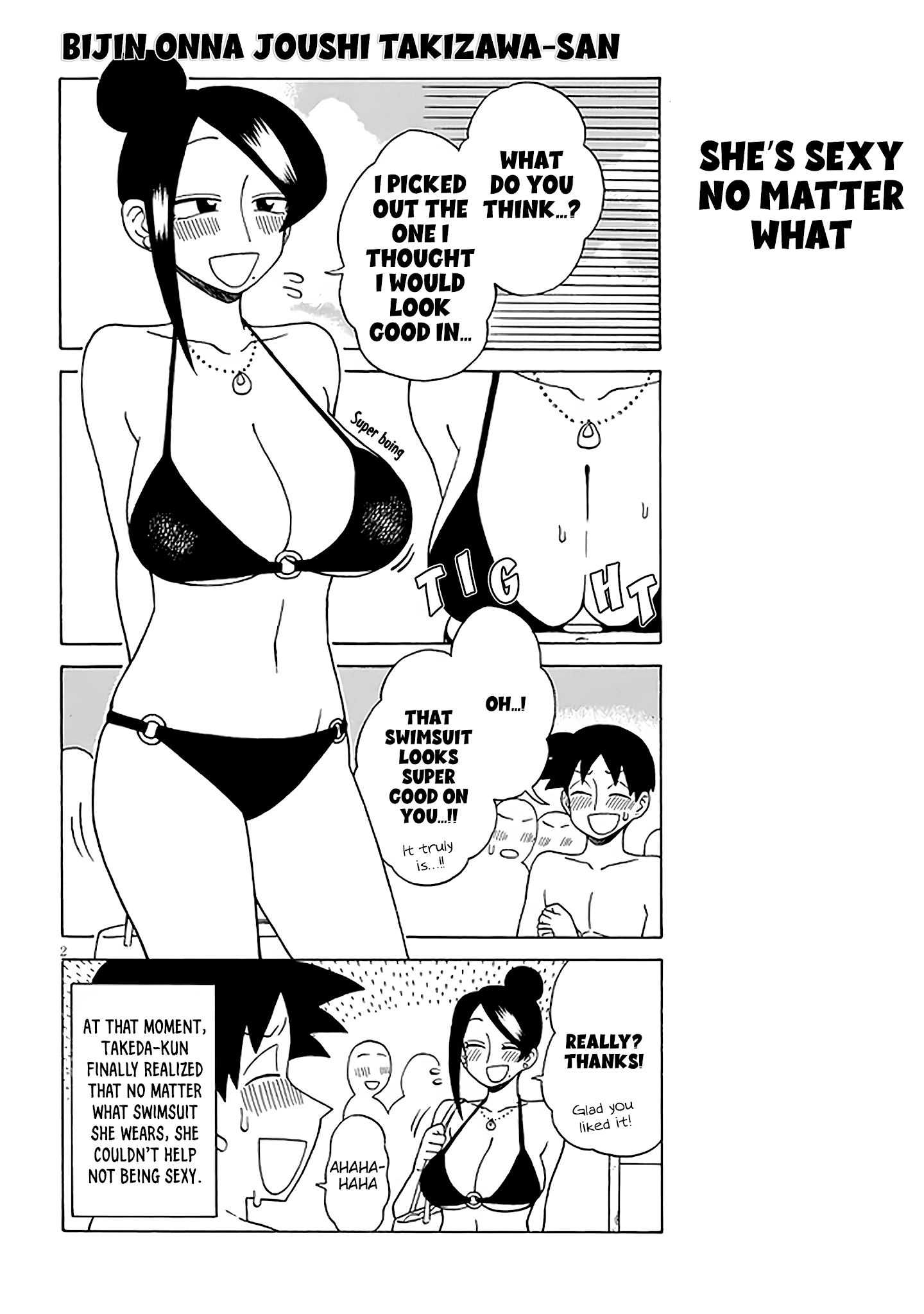 Bijin Onna Joushi Takizawa-san chapter 121 page 2