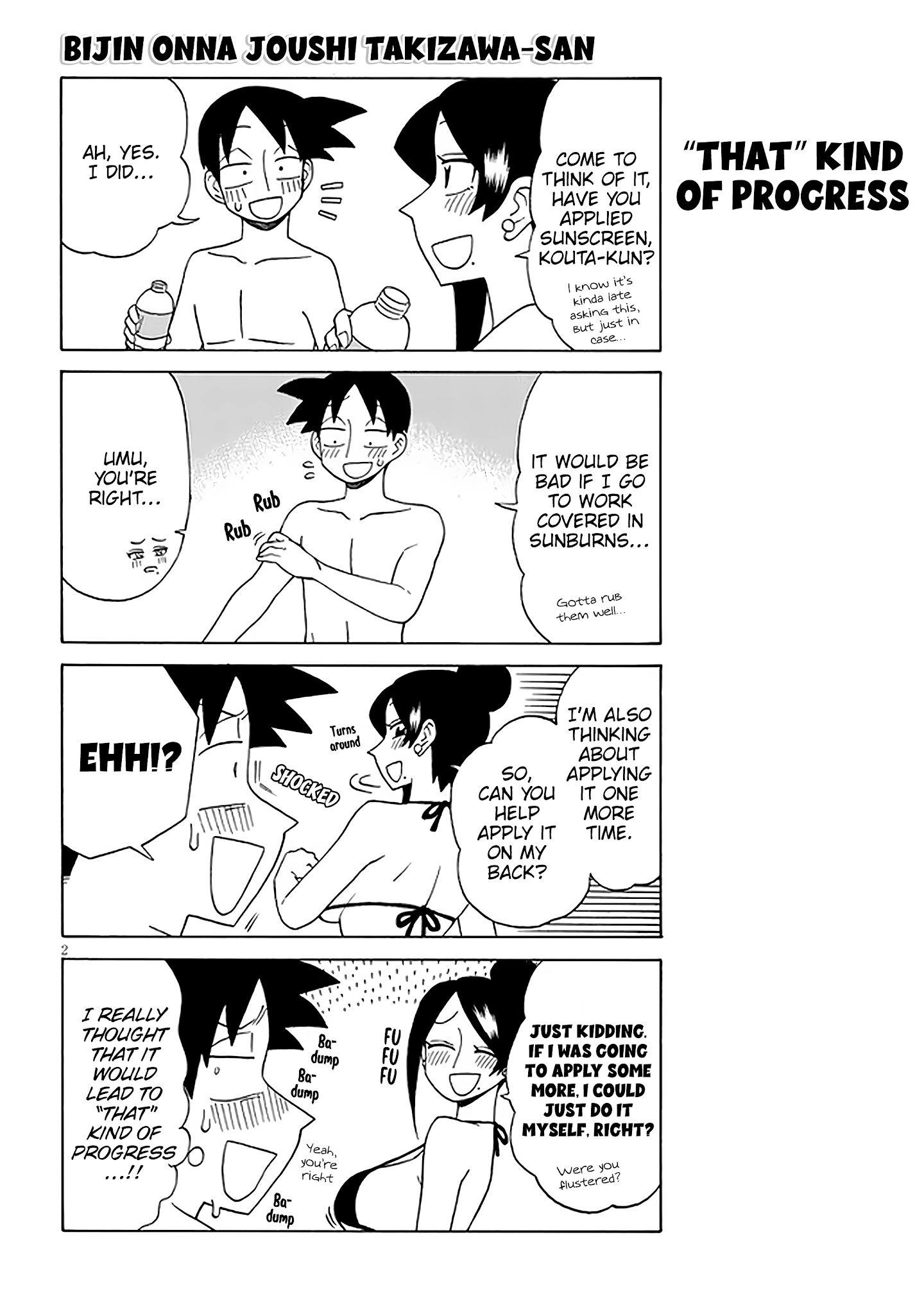 Bijin Onna Joushi Takizawa-san chapter 122 page 2