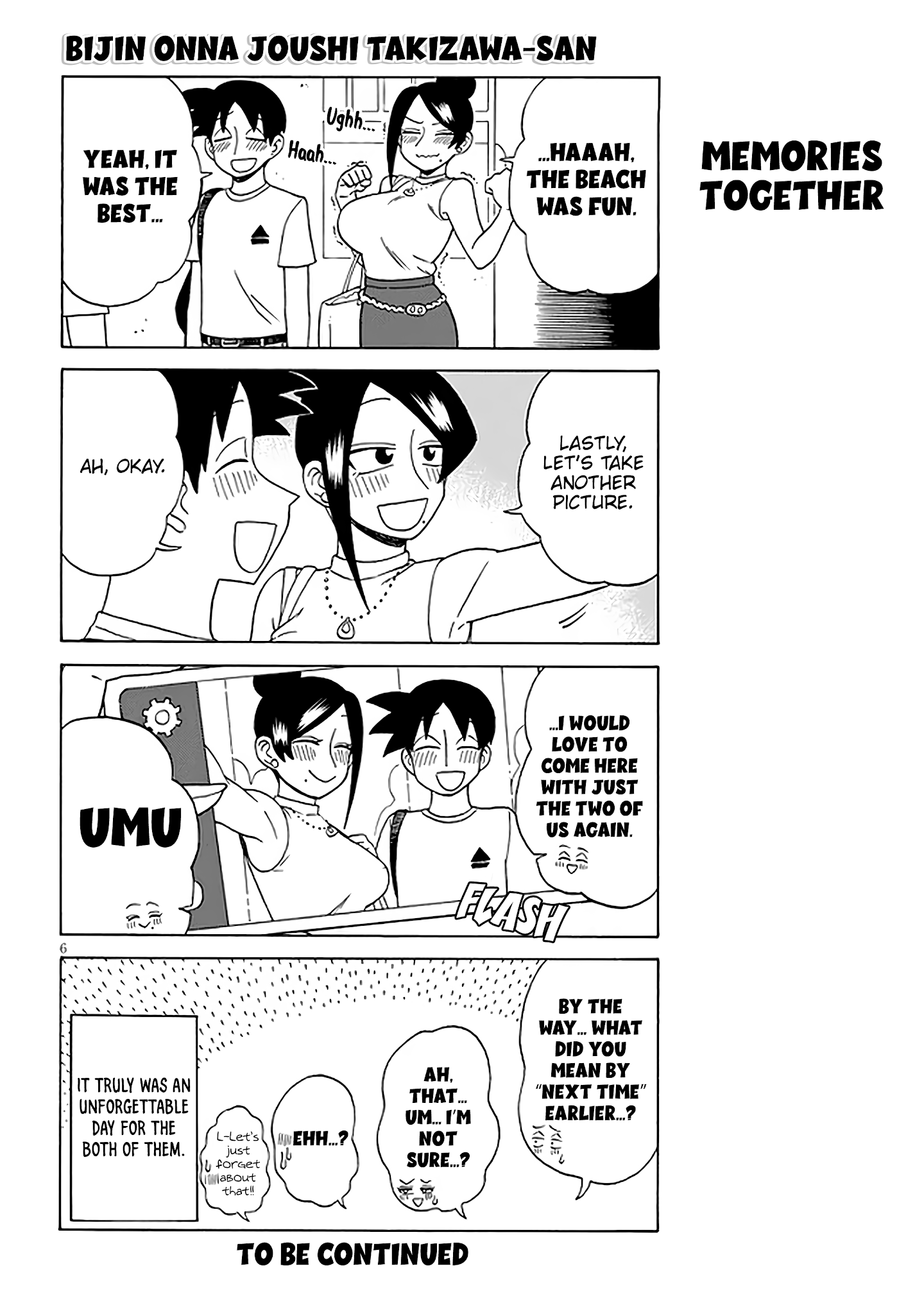 Bijin Onna Joushi Takizawa-san chapter 122 page 6