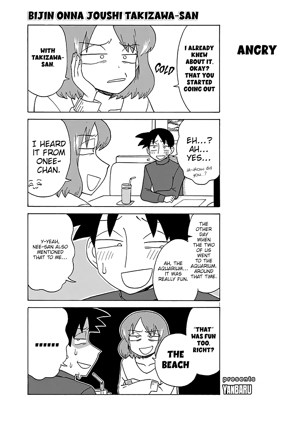 Bijin Onna Joushi Takizawa-san chapter 123 page 1