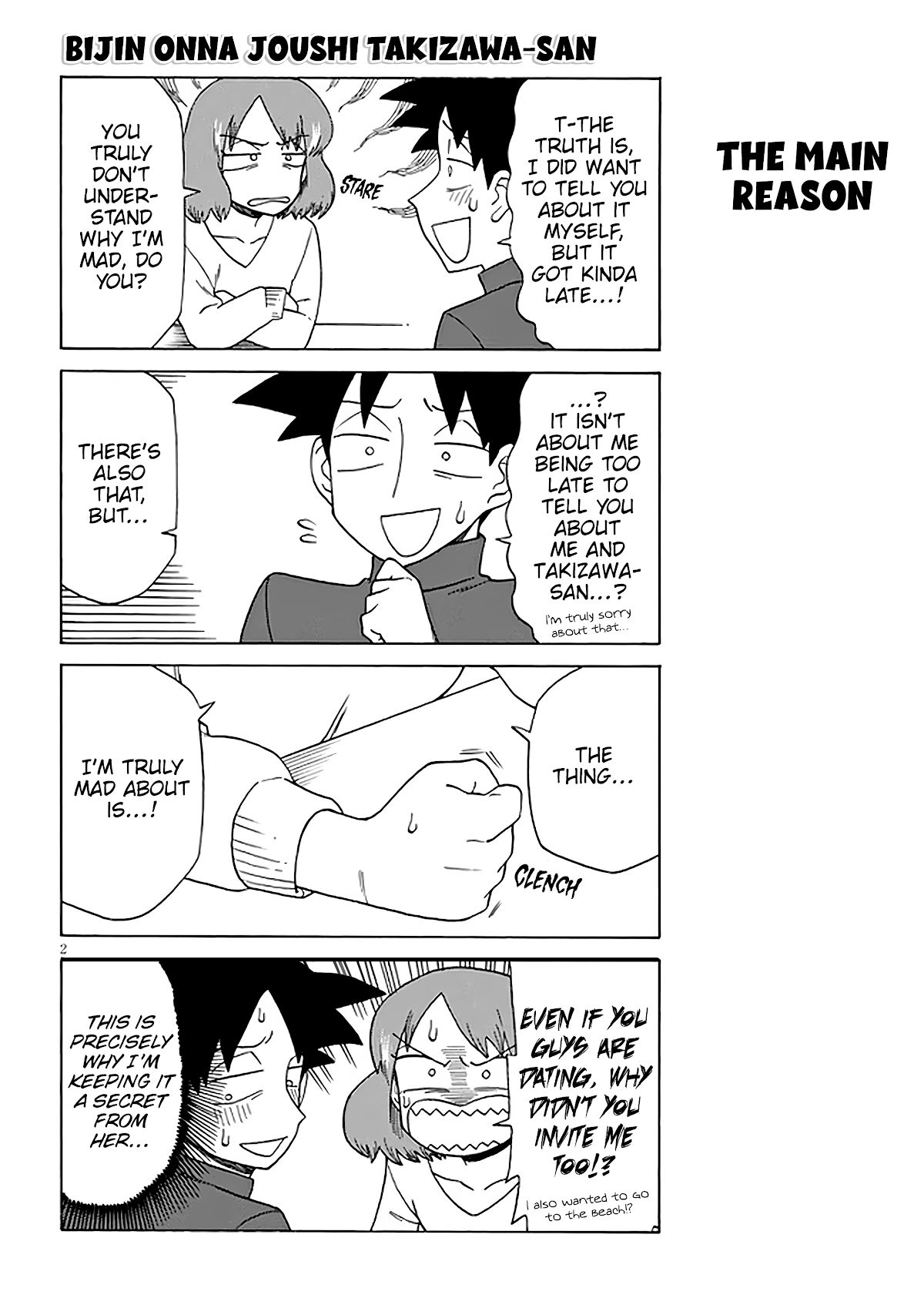 Bijin Onna Joushi Takizawa-san chapter 123 page 2