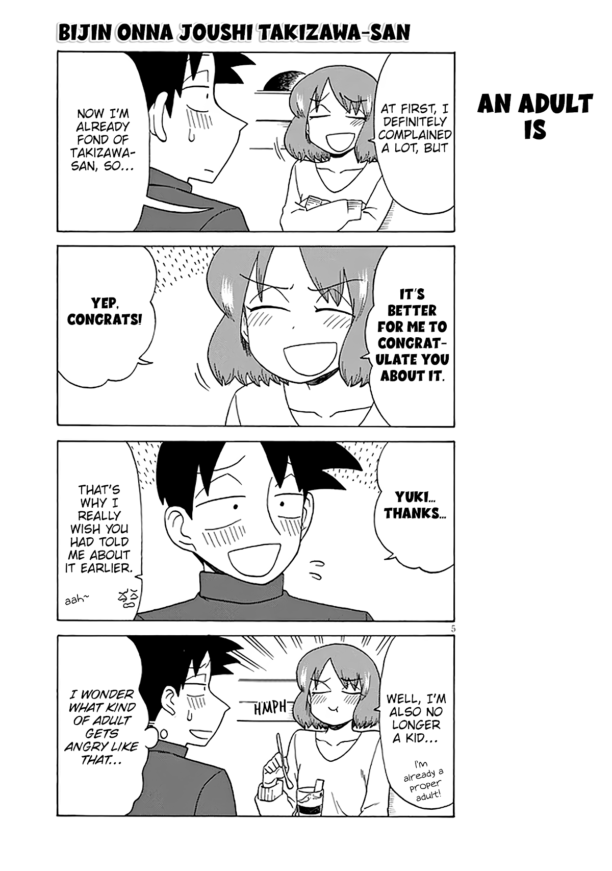 Bijin Onna Joushi Takizawa-san chapter 123 page 5