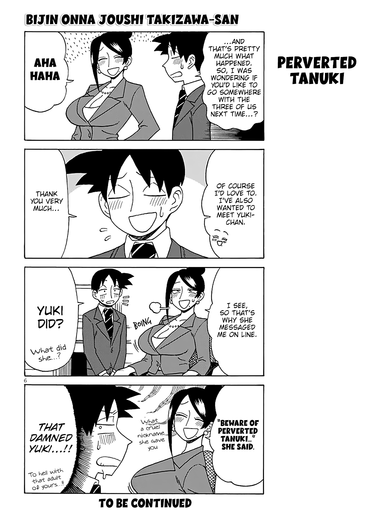 Bijin Onna Joushi Takizawa-san chapter 123 page 6