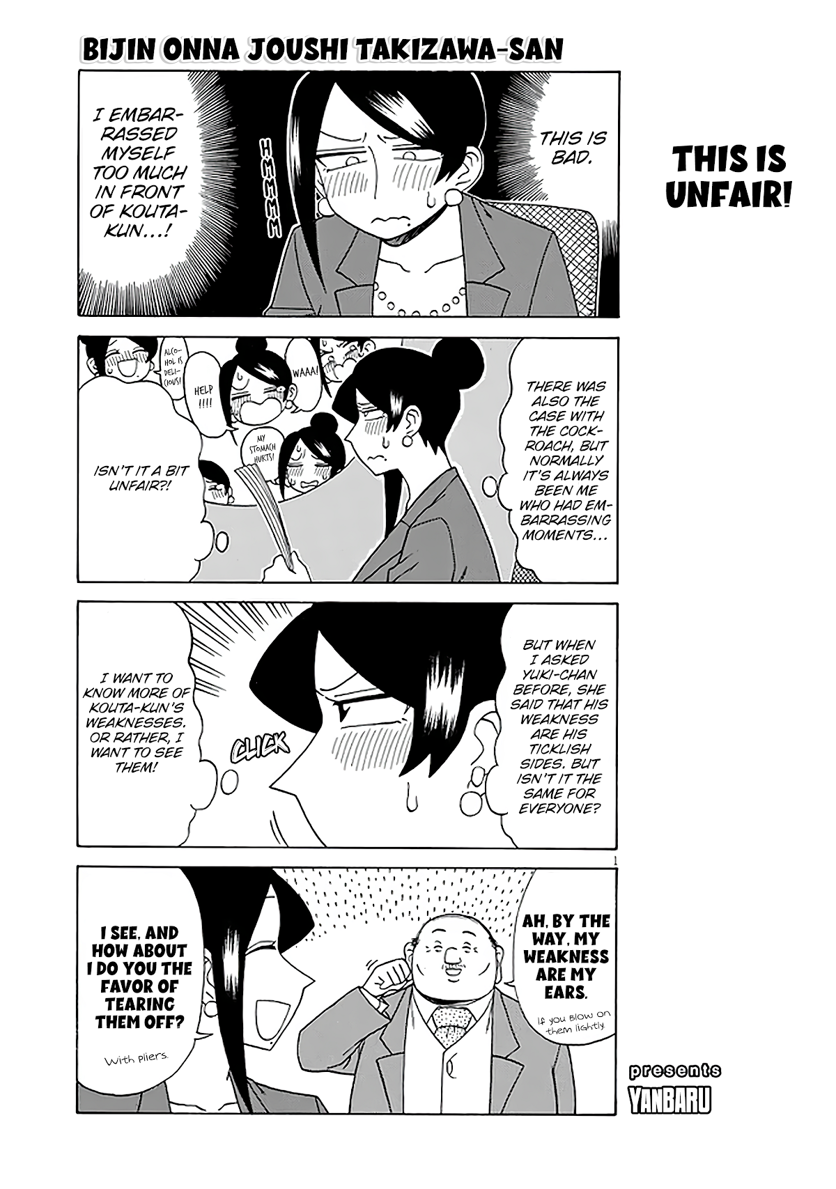 Bijin Onna Joushi Takizawa-san chapter 126 page 1