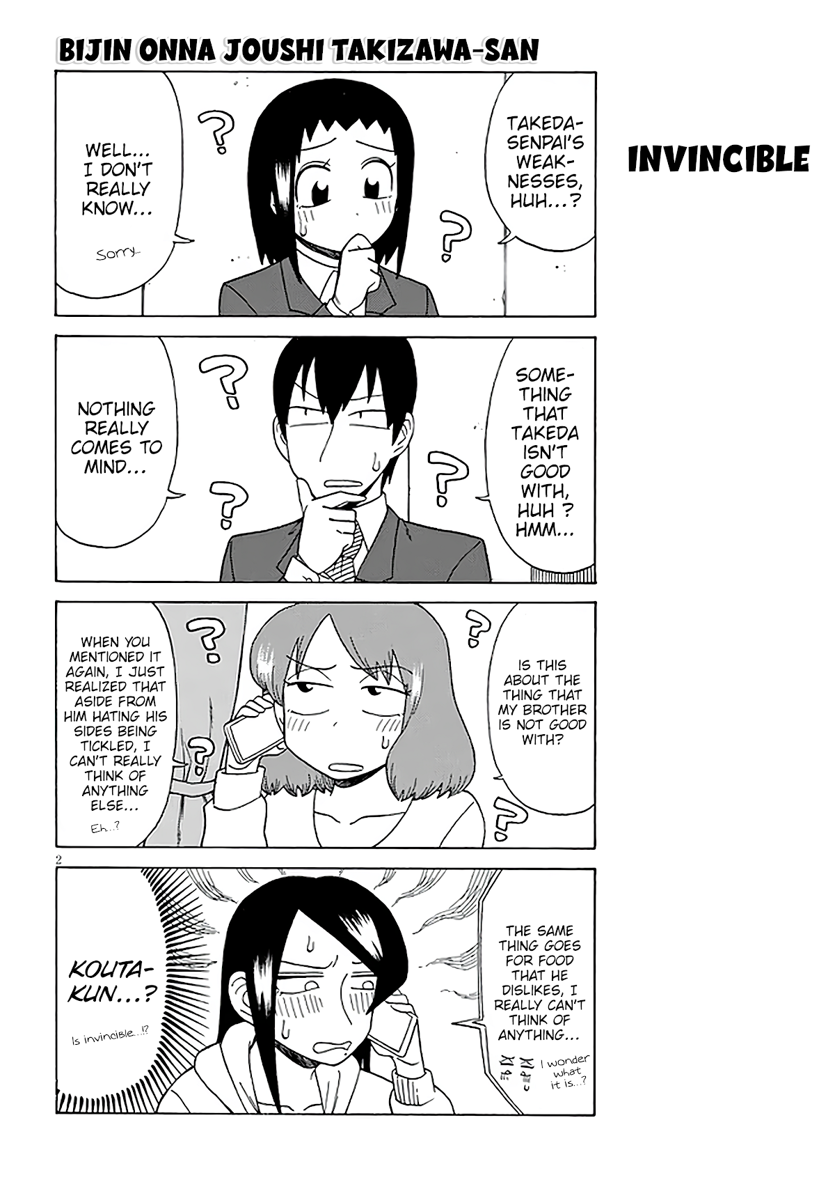 Bijin Onna Joushi Takizawa-san chapter 126 page 2