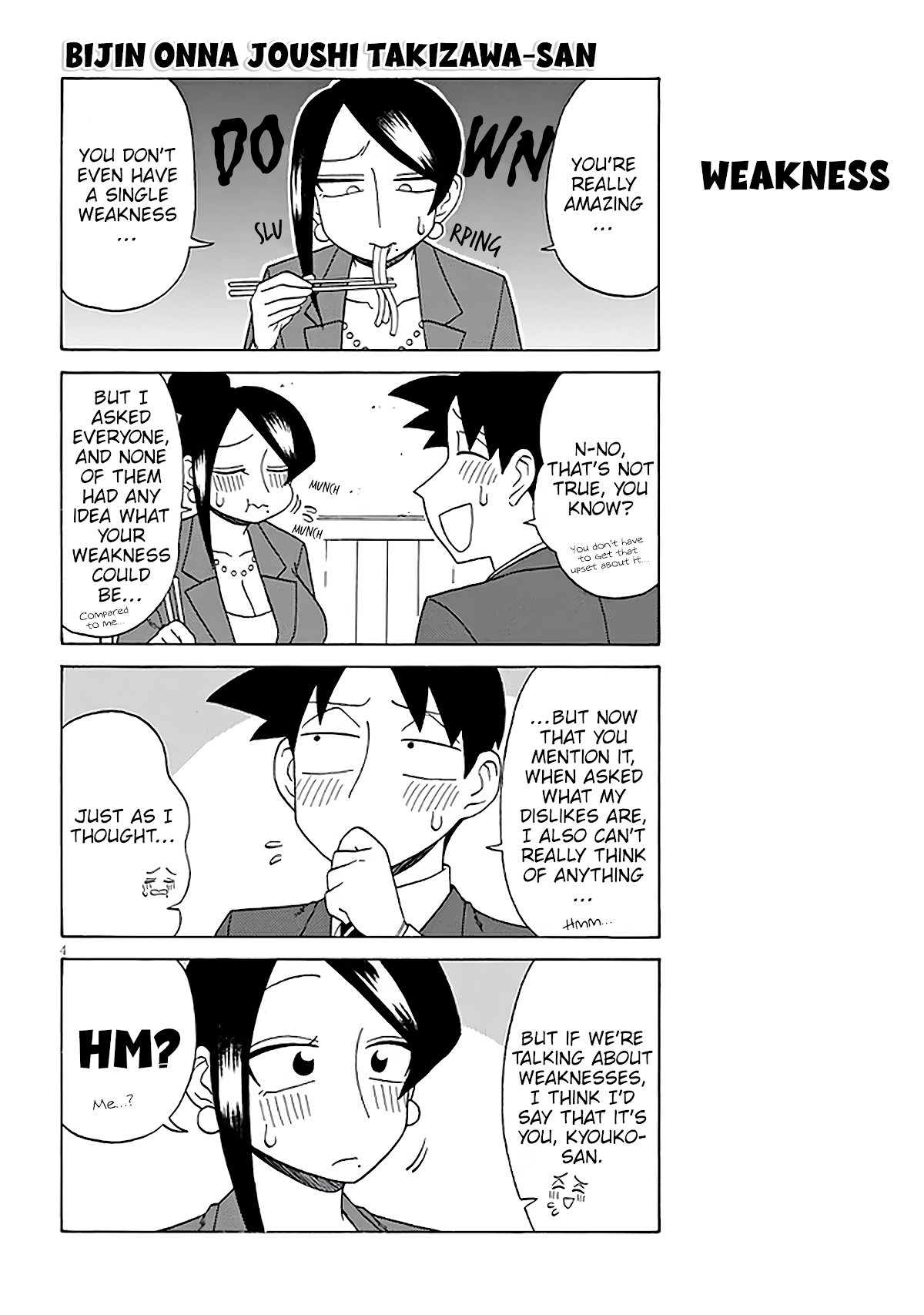 Bijin Onna Joushi Takizawa-san chapter 126 page 4