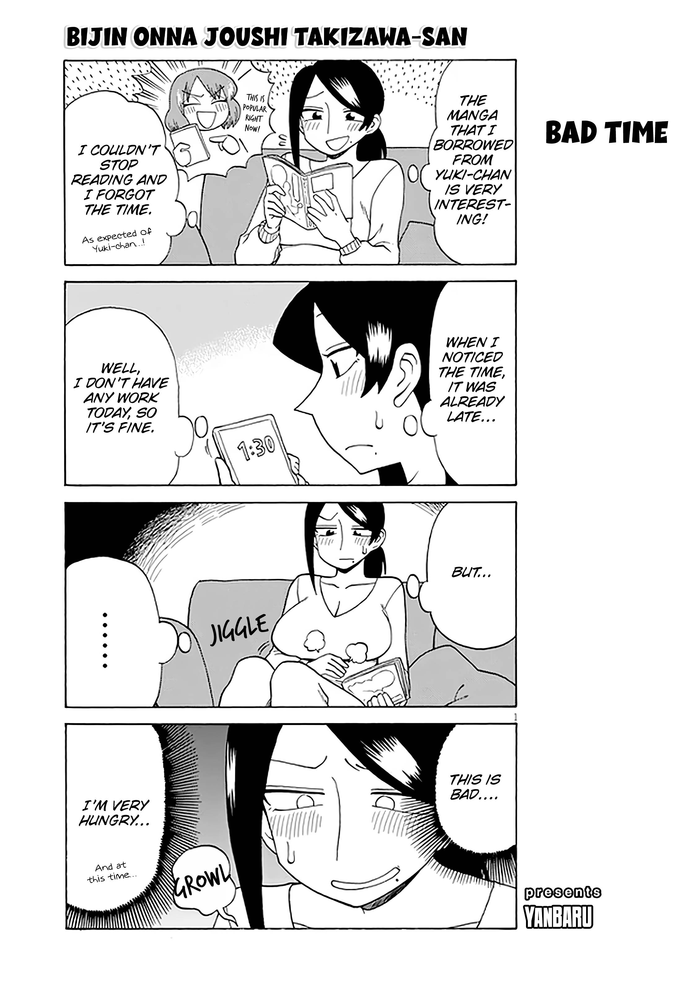 Bijin Onna Joushi Takizawa-san chapter 127 page 1