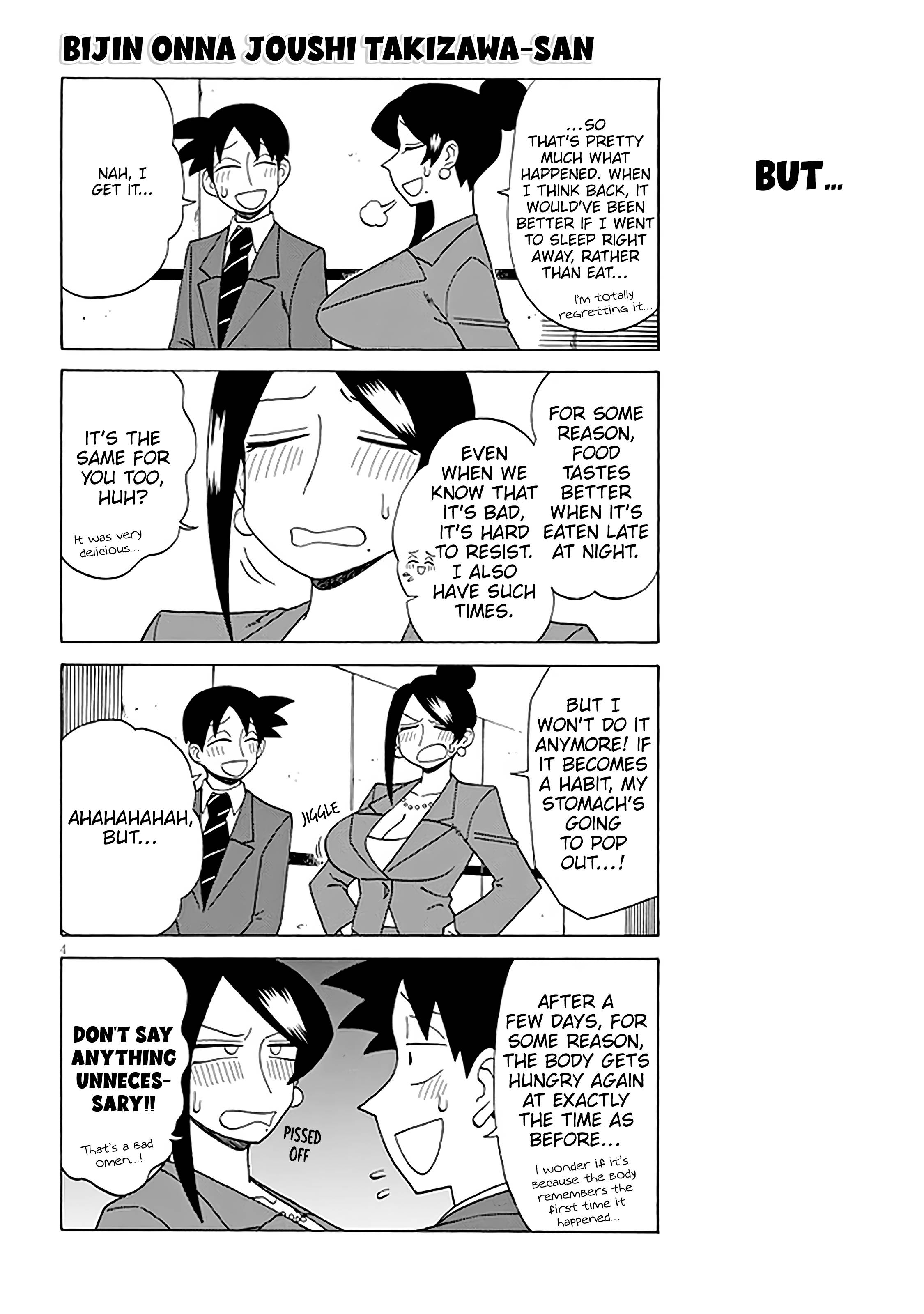 Bijin Onna Joushi Takizawa-san chapter 127 page 4