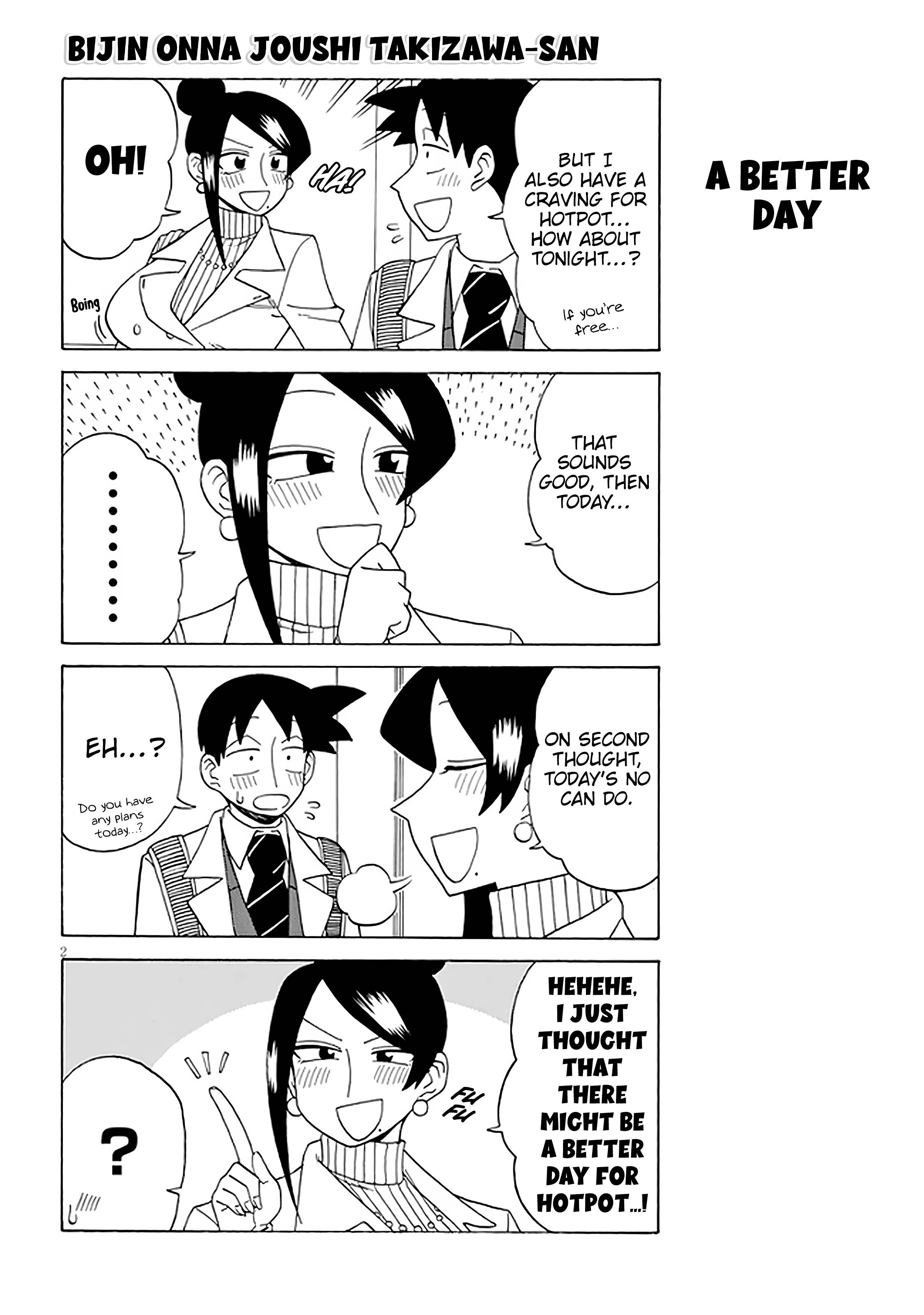 Bijin Onna Joushi Takizawa-san chapter 128 page 2