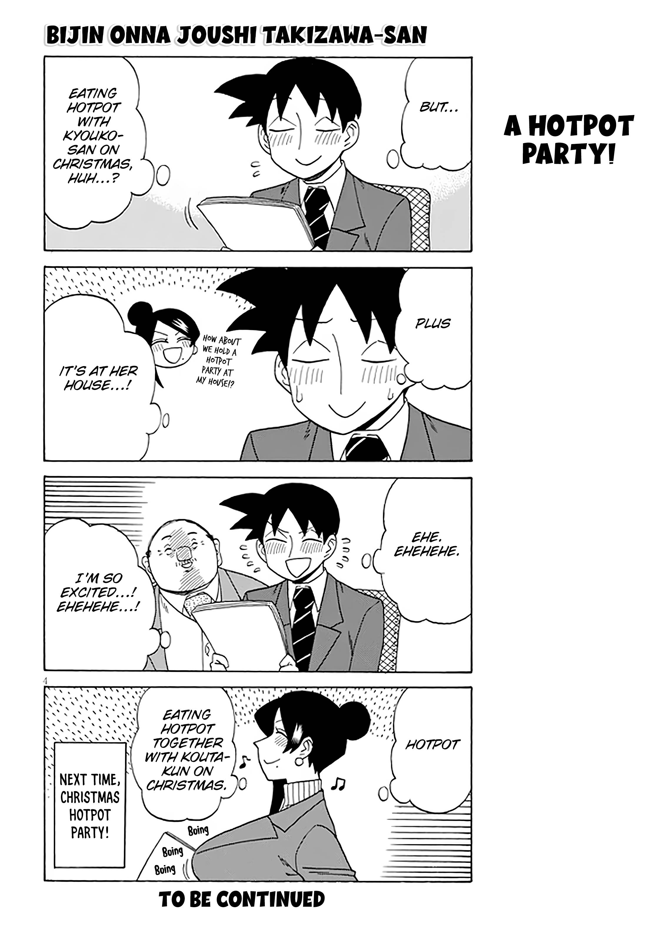 Bijin Onna Joushi Takizawa-san chapter 128 page 4