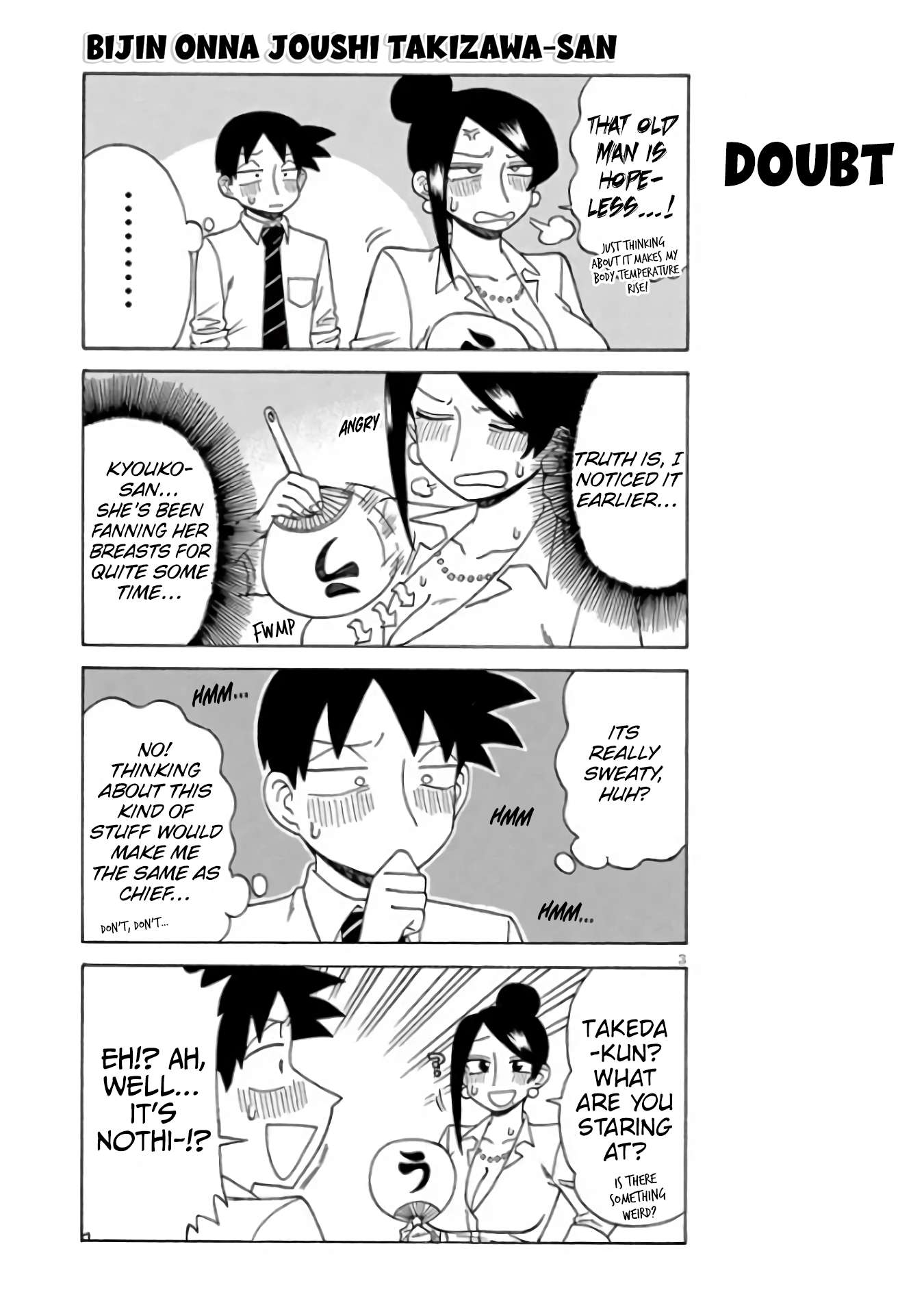 Bijin Onna Joushi Takizawa-san chapter 141 page 3