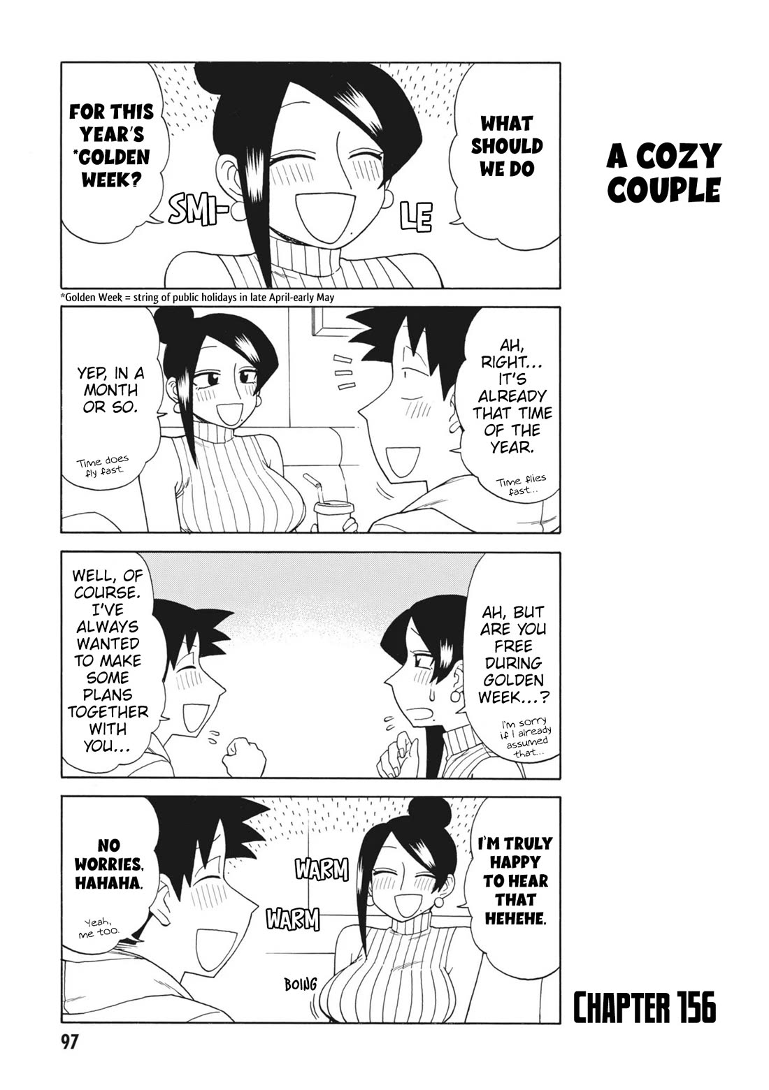 Bijin Onna Joushi Takizawa-san chapter 156 page 1