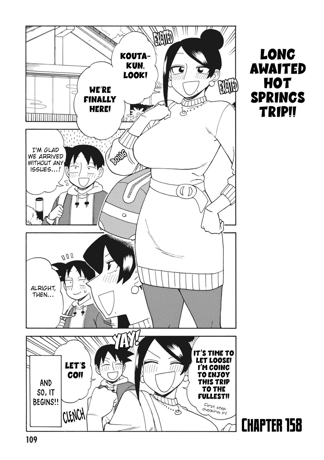 Bijin Onna Joushi Takizawa-san chapter 158 page 1