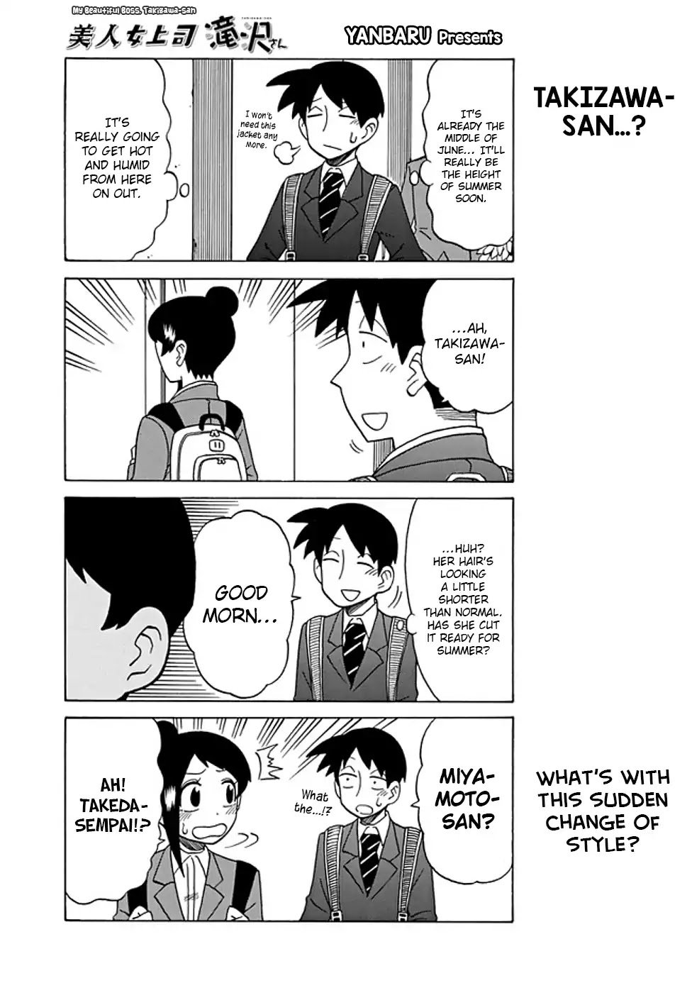 Bijin Onna Joushi Takizawa-san chapter 47 page 1