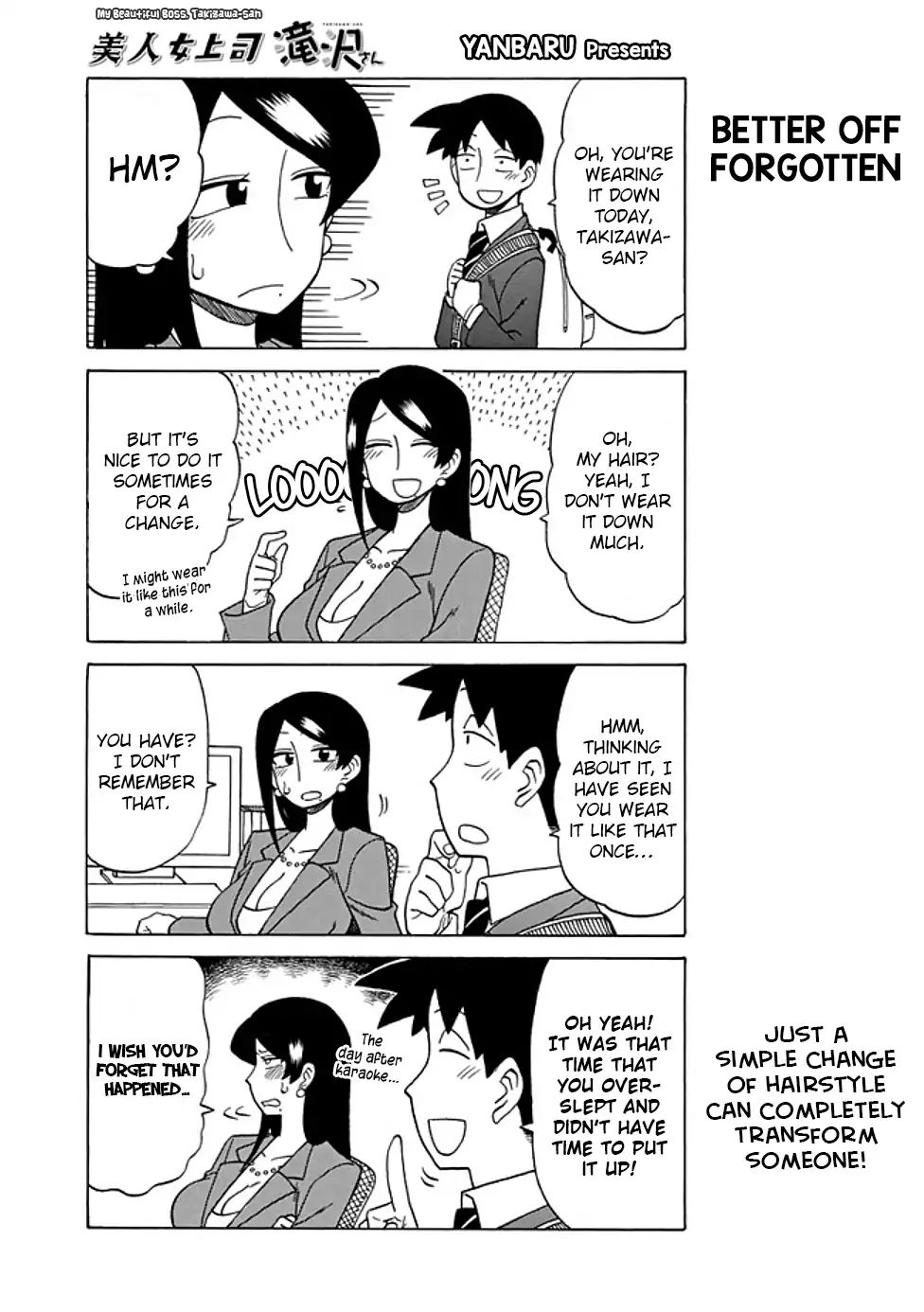 Bijin Onna Joushi Takizawa-san chapter 56 page 1