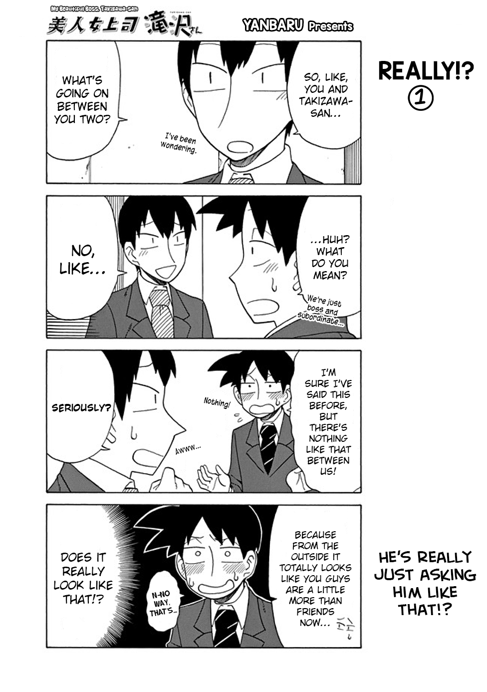 Bijin Onna Joushi Takizawa-san chapter 68 page 1